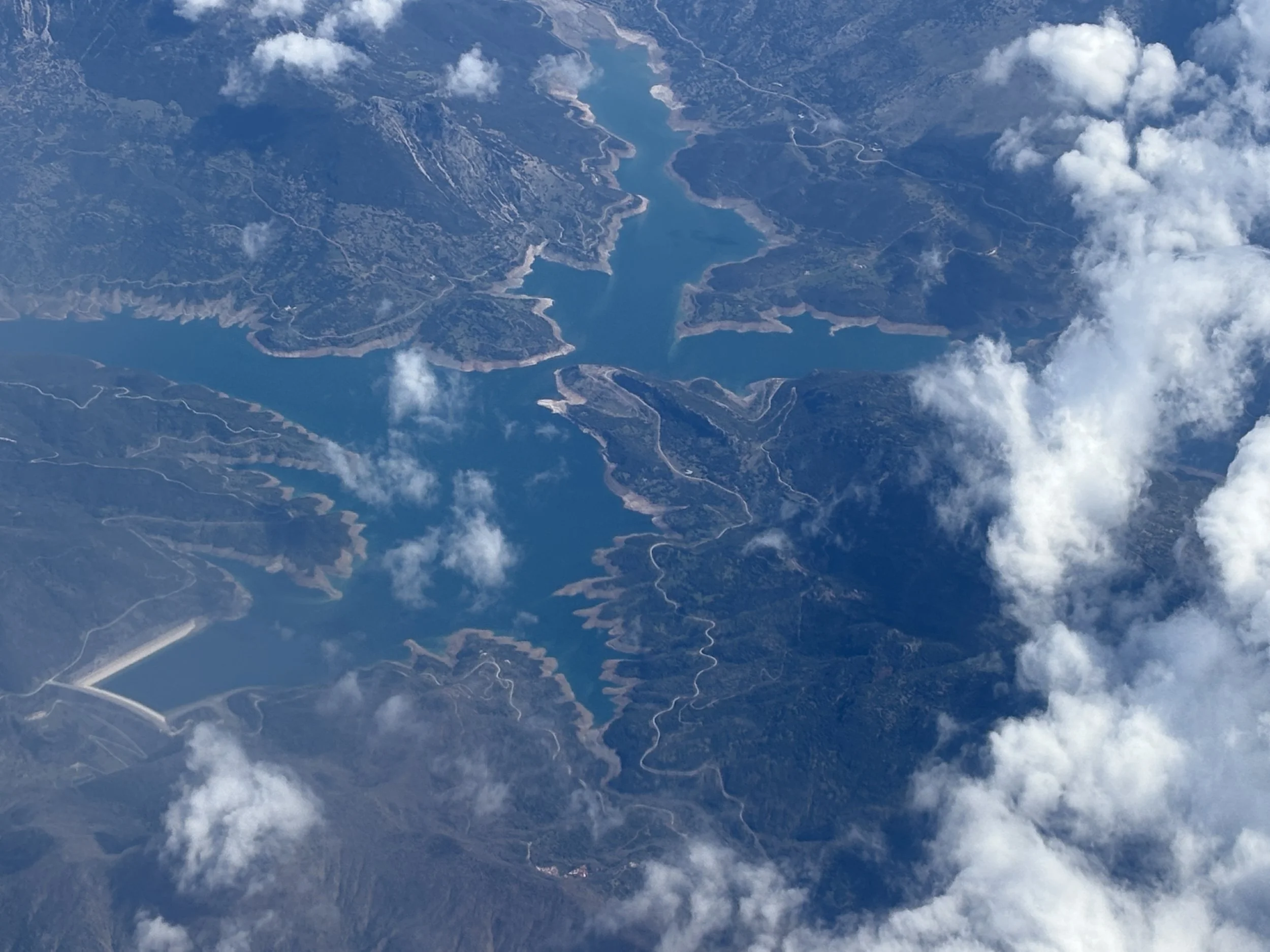  More of the mountains and lakes enroute from the air 