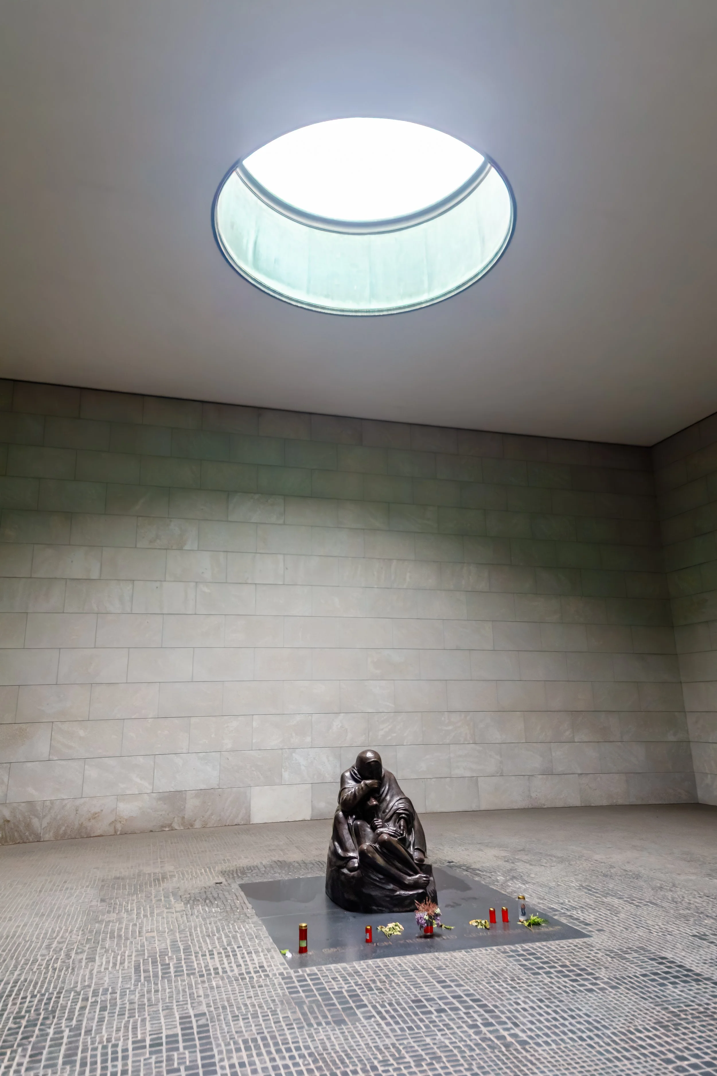  The interior of the Neue Wache (New Guardhouse) the Central Memorial to the Victims of War and Tyranny 