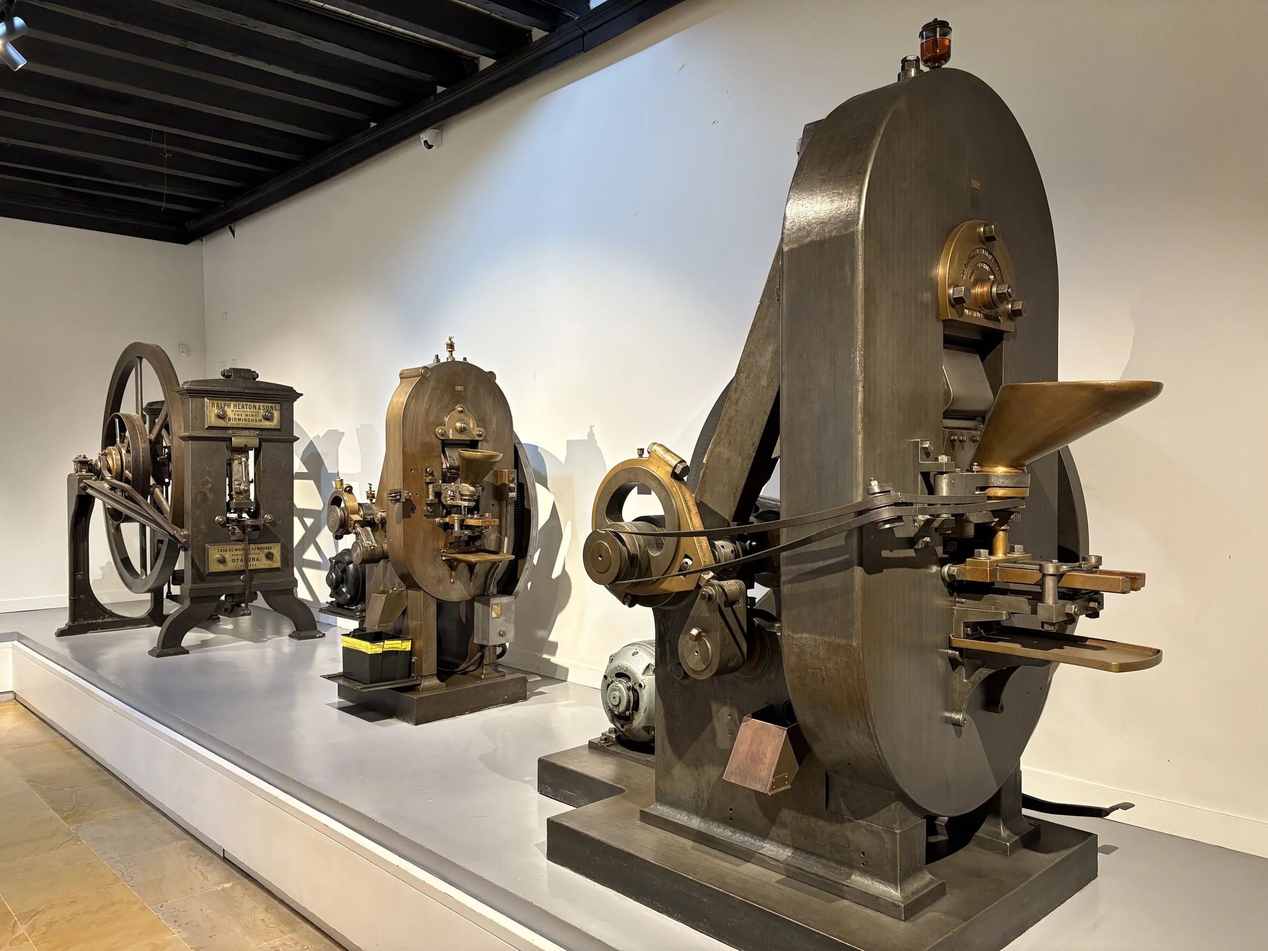  Minting machinery at the Casa de Moneda museum 