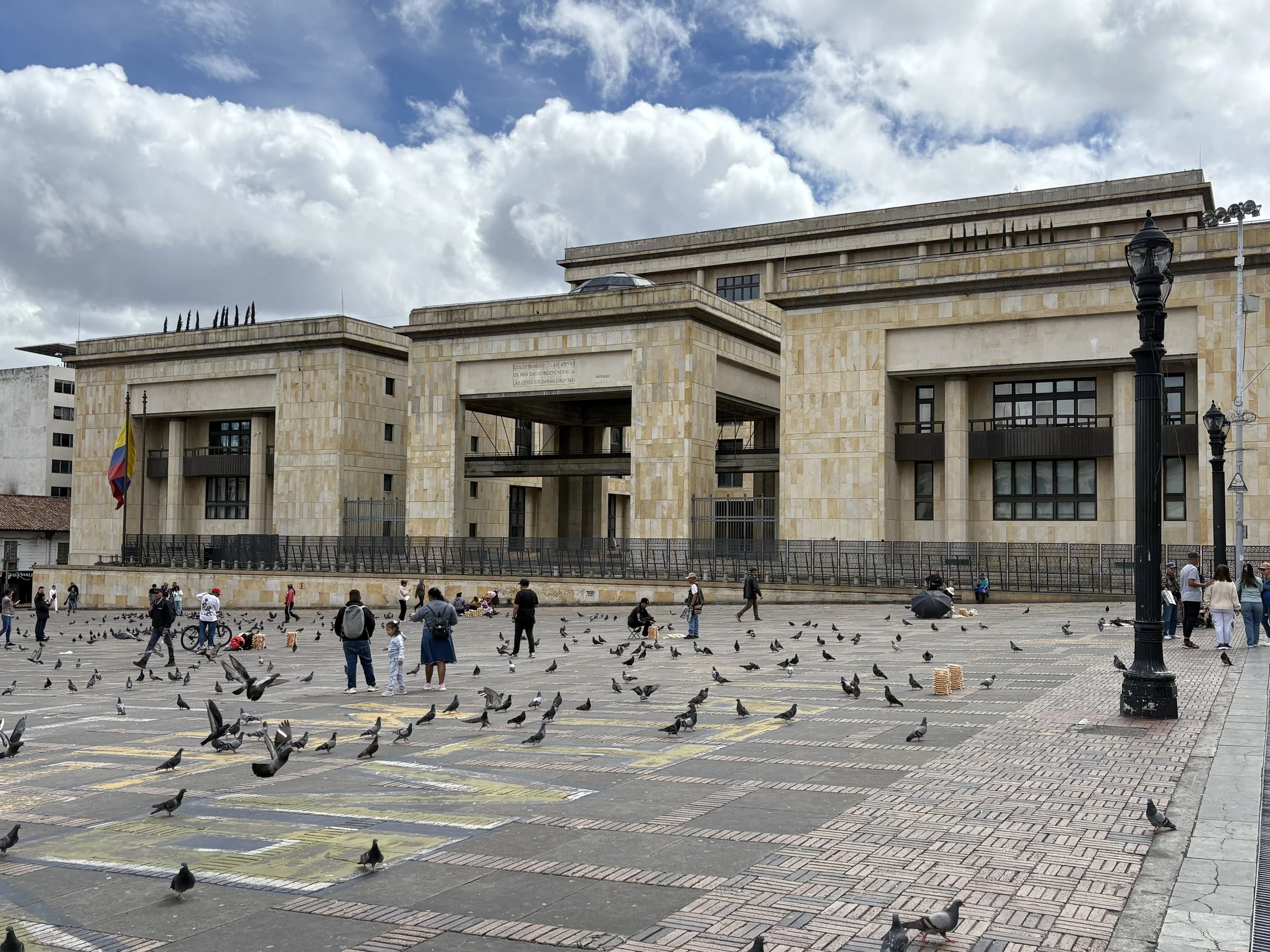  The Palace of Justice of Colombia, back at the Plaza de Bolívar 
