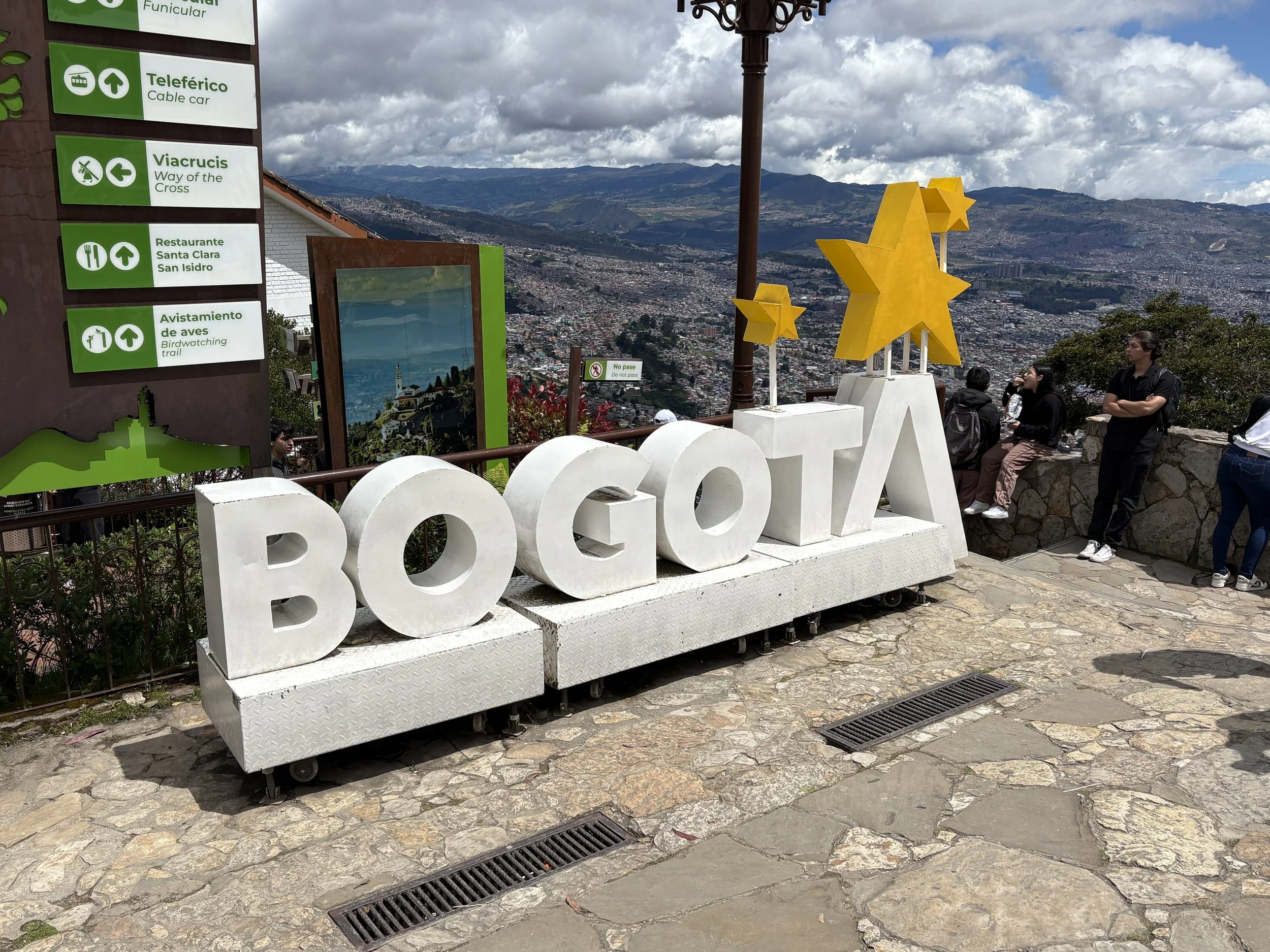  A more pristine Bogota sign on the mountain top  