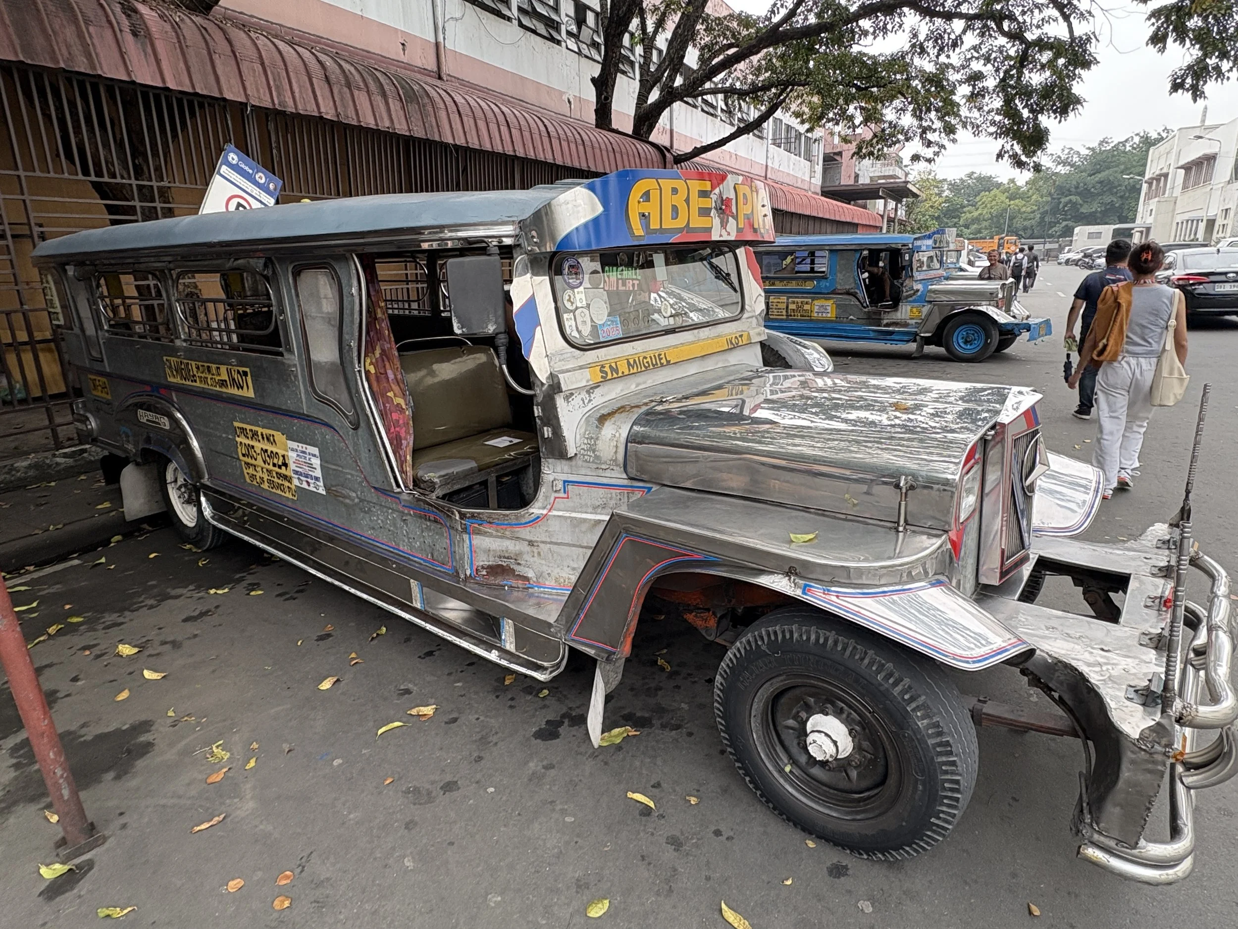  One of many jeepney vehicles, a popular form of public transportation that we weren’t brave enough to try 