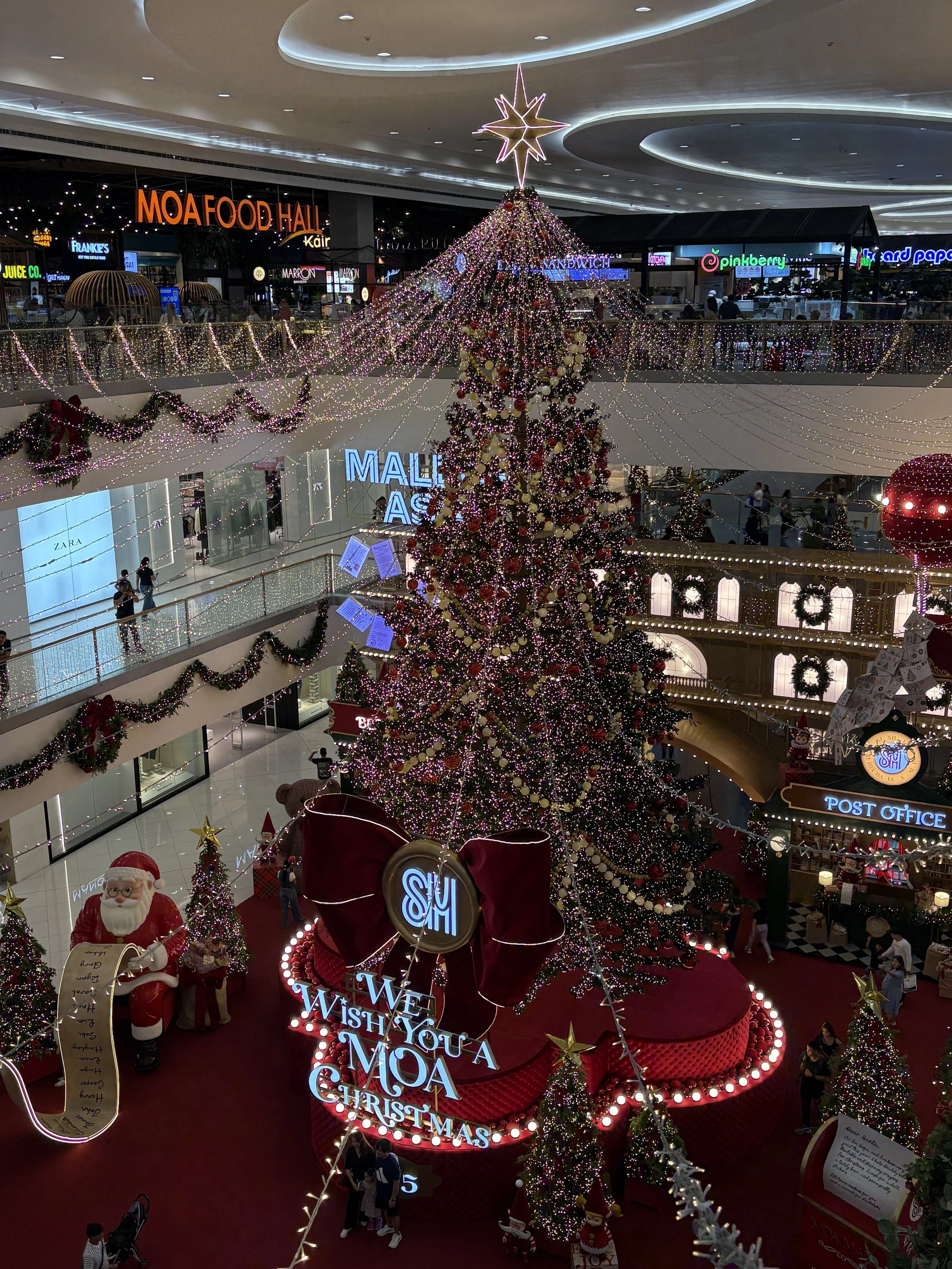  Traveling to the Pasay area on Manila Bay, The Mall of Asia is already decked out for Christmas 