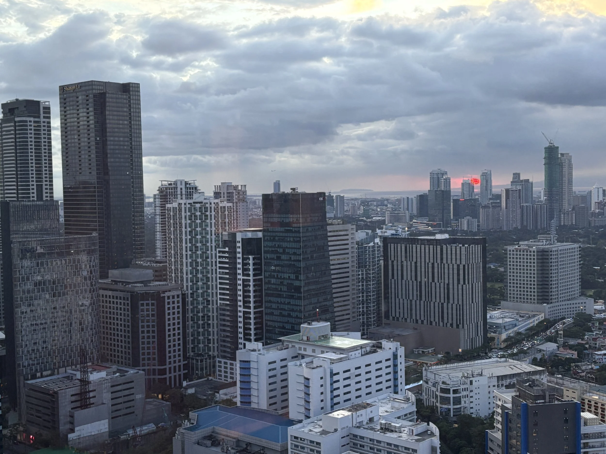  Sunset view from our hotel room 