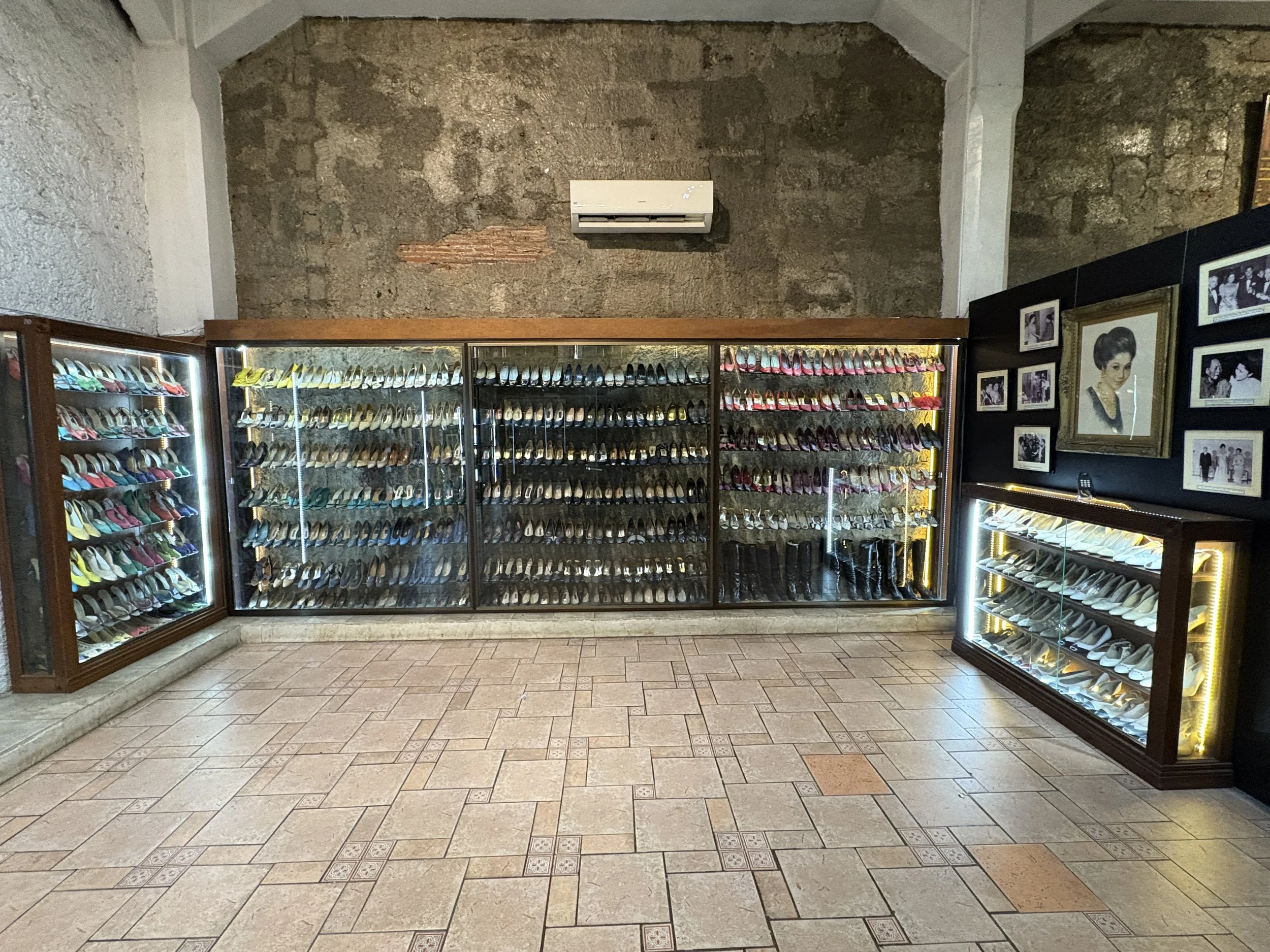  This is the remainder of her famous collection, with some items having been destroyed in an earlier flood 