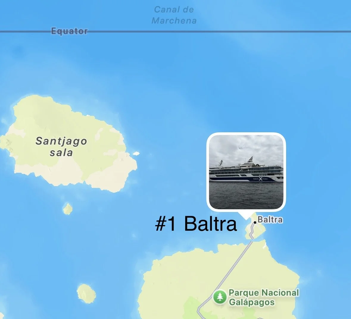  For our first day we anchored near the airport 