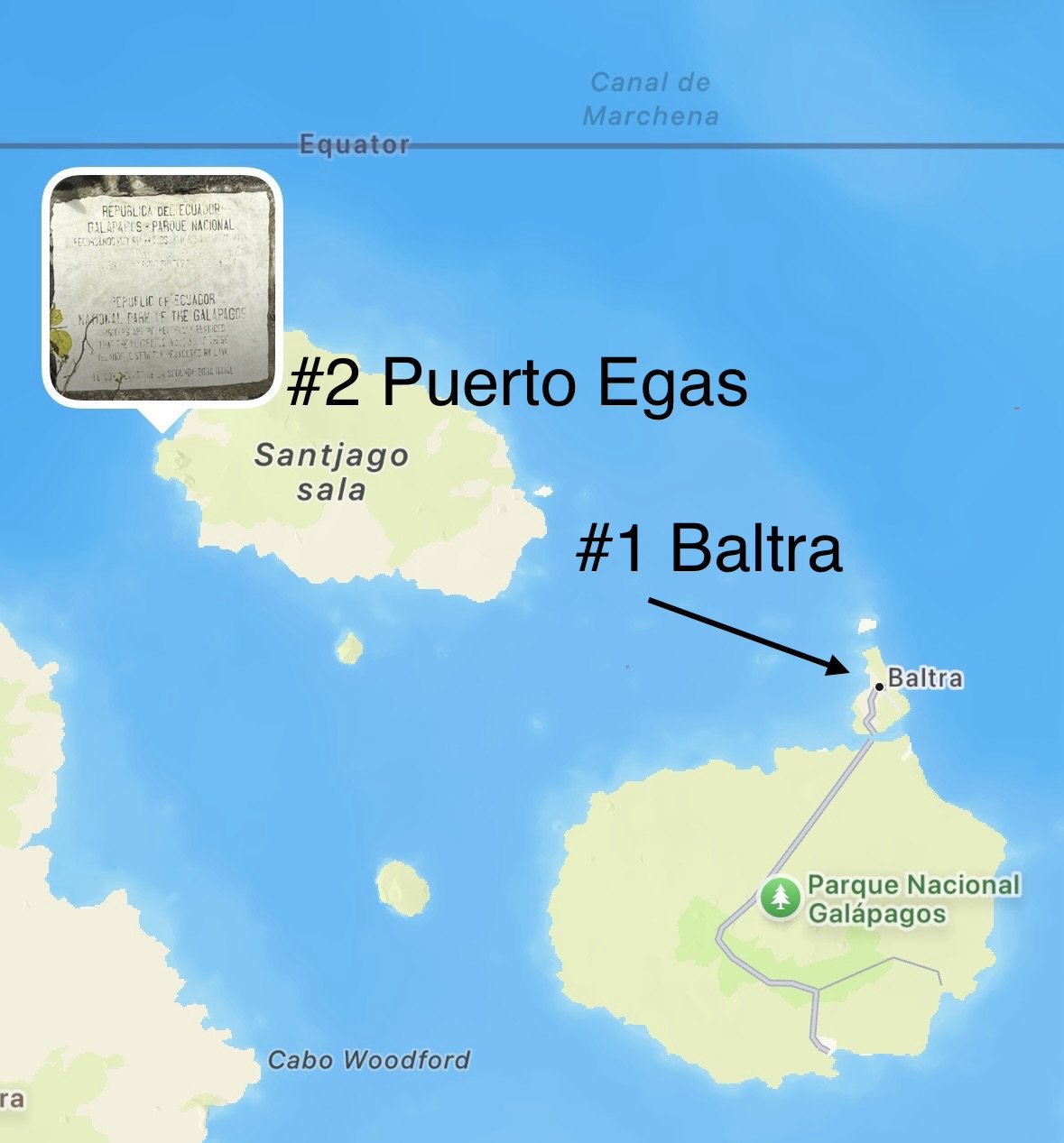  Overnight we made our way to the west coast of Santiago Island 