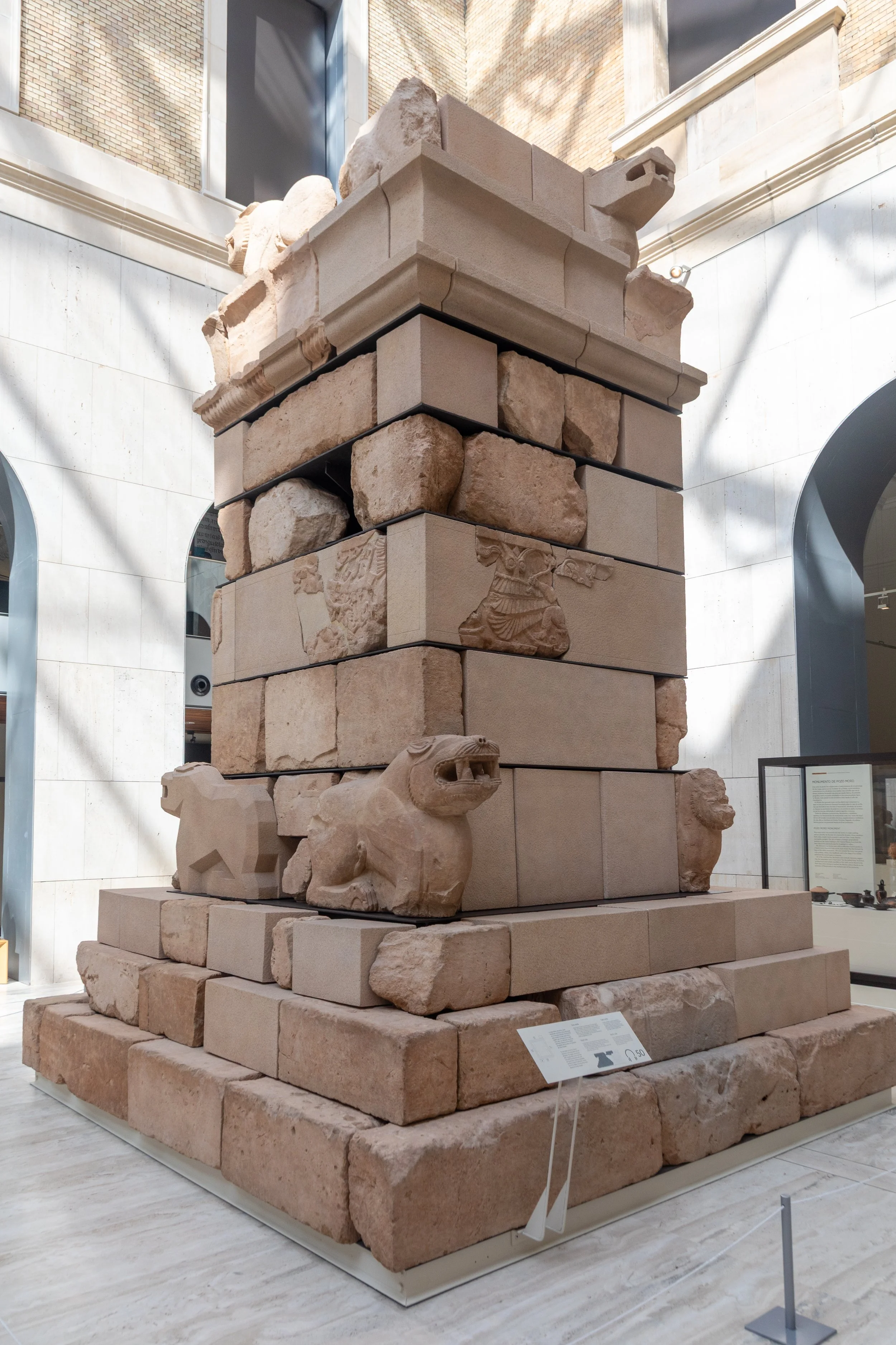  Reconstructed Mausoleum of Pozo Moro, an ancient Iberian funerary monument from the 6th century BC, is the oldest known Iberian grave monument 
