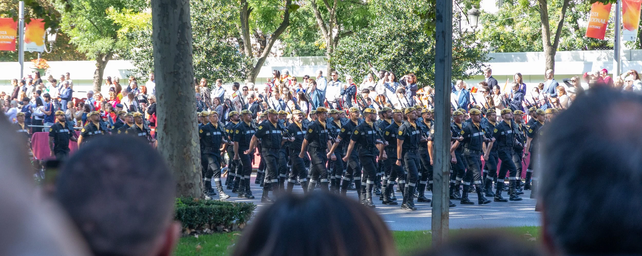  The parade of soldiers went on for over an hour with patriotism on full display  