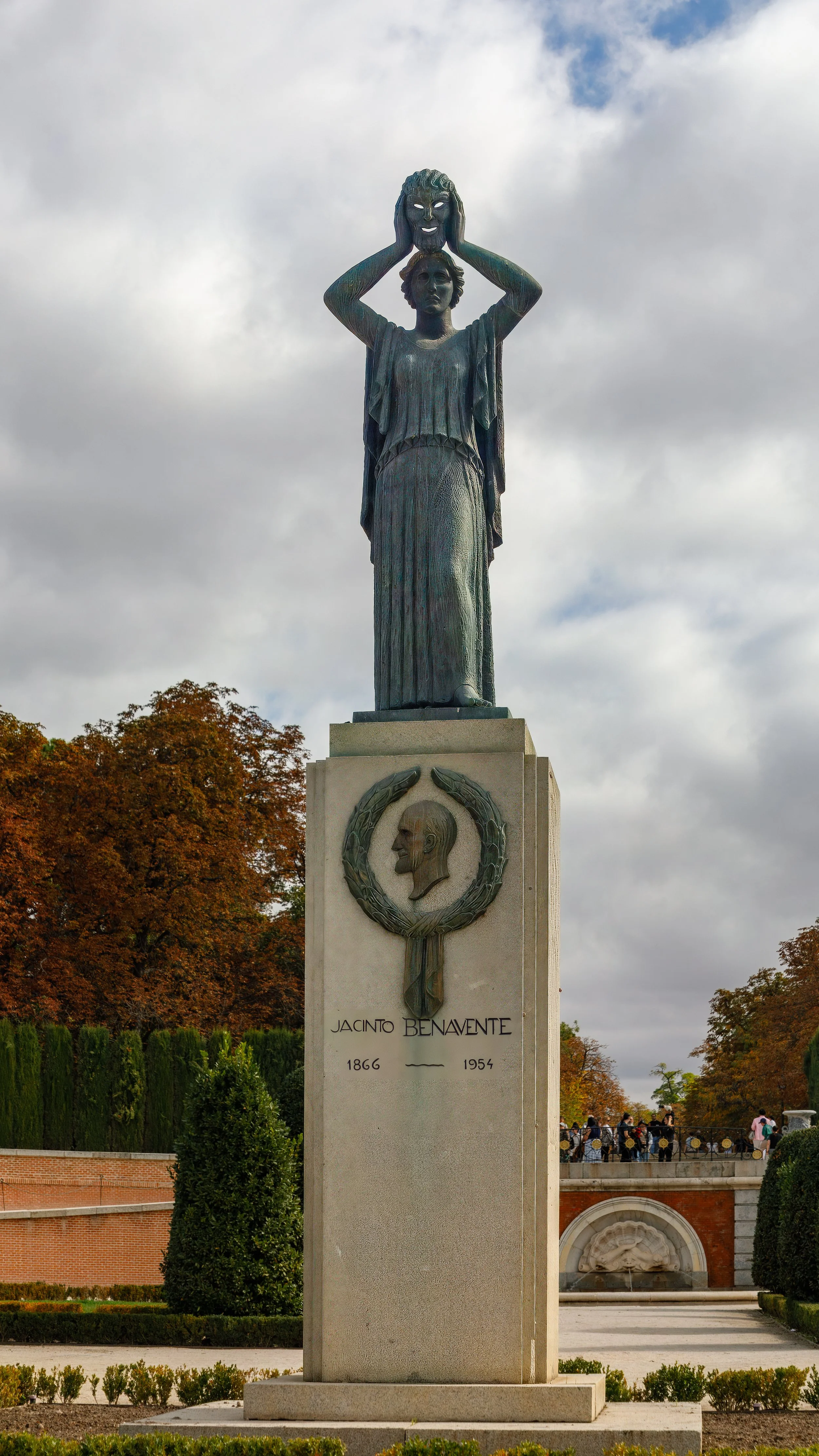  Also in Retiro, the Monument to Jacinto Benavente, a celebrated Spanish playwright 