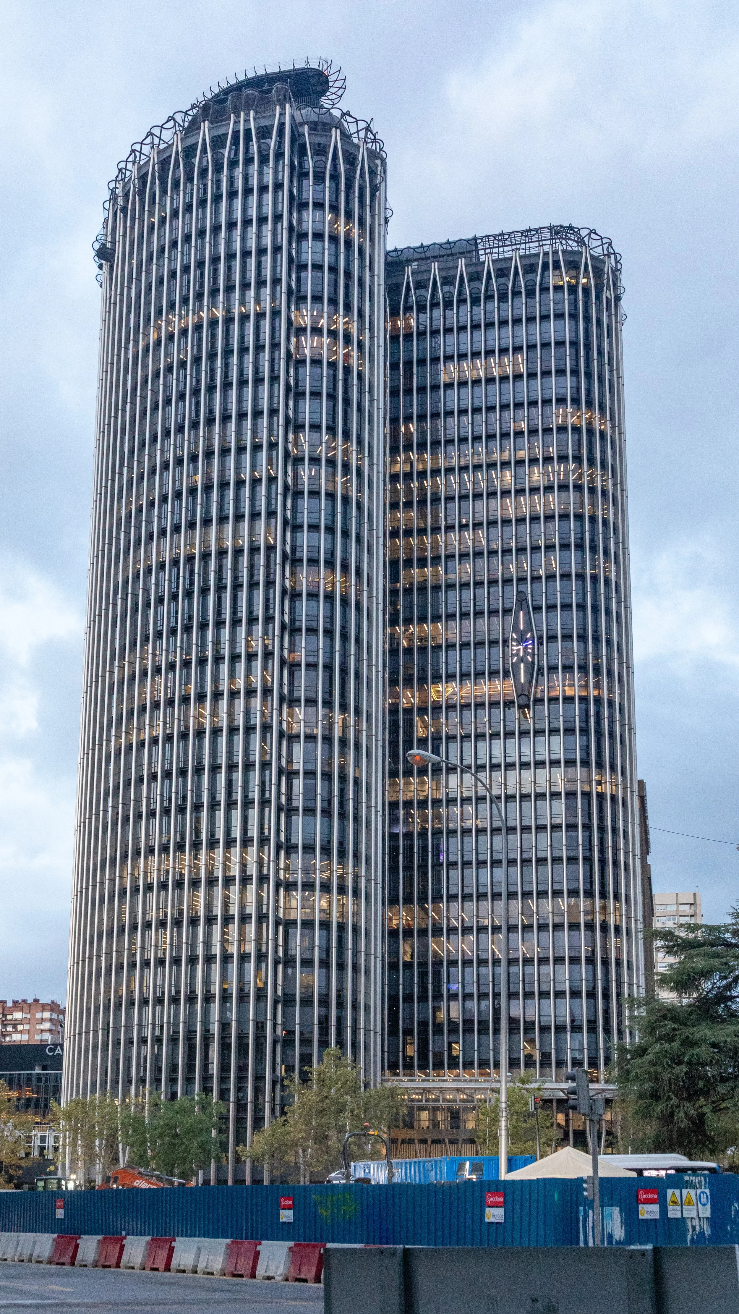  32-story Torre Europa skyscraper 
