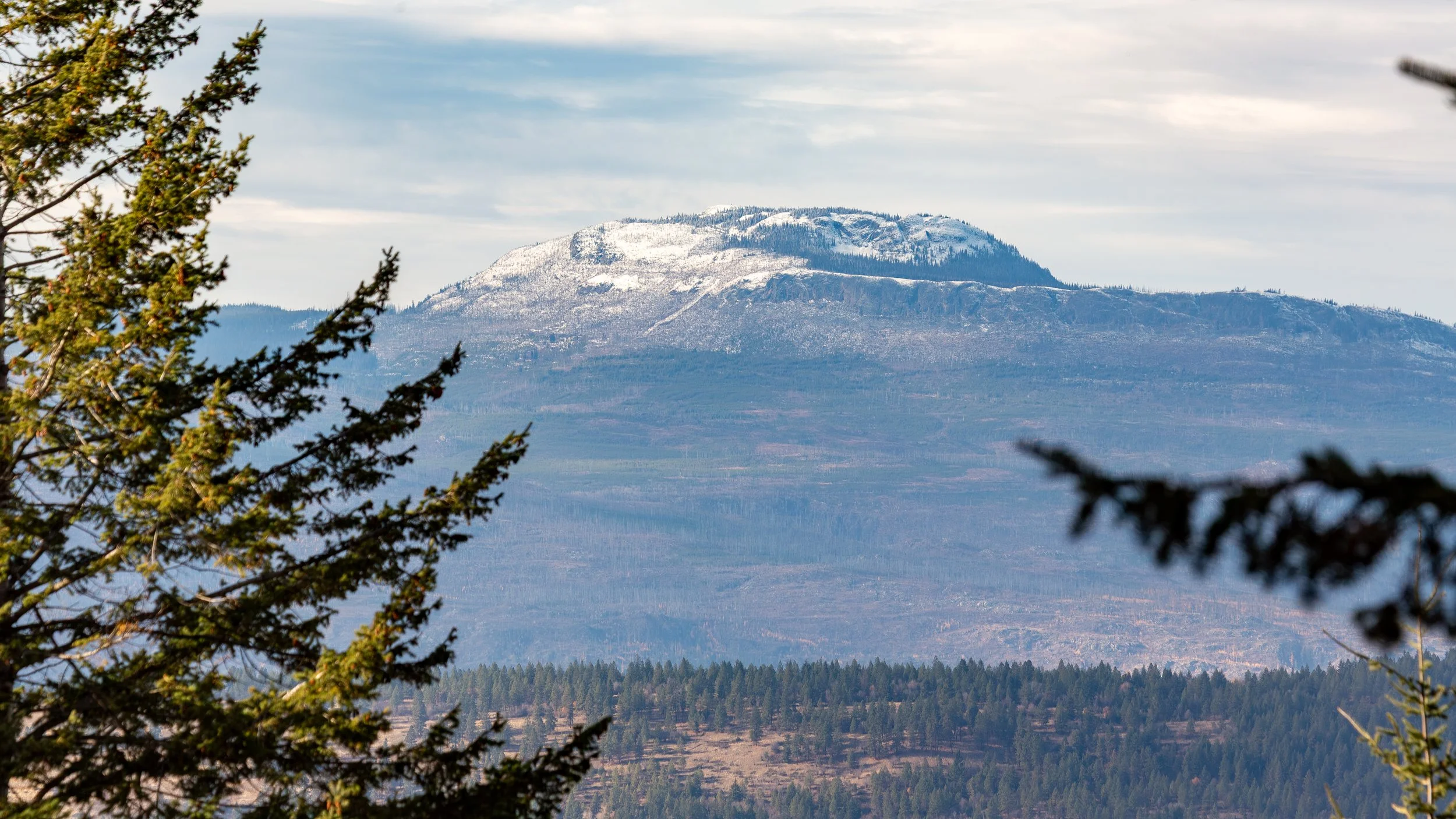  Snow capped Tahaetkun Mountain in the background 