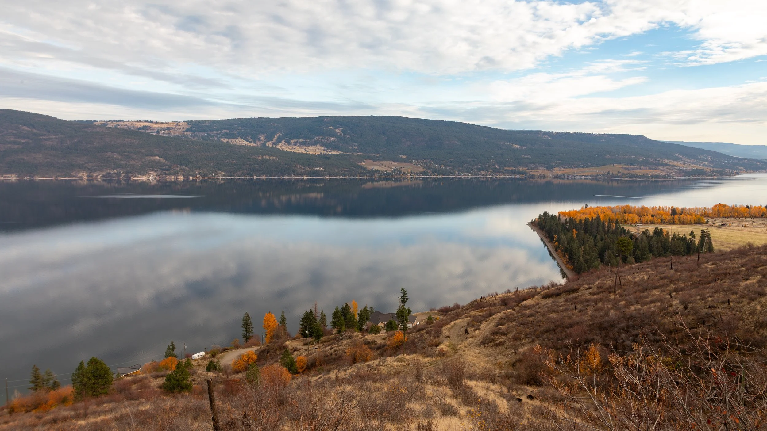  Making our way down the west side of Okanagan Lake towards West Kelowna 