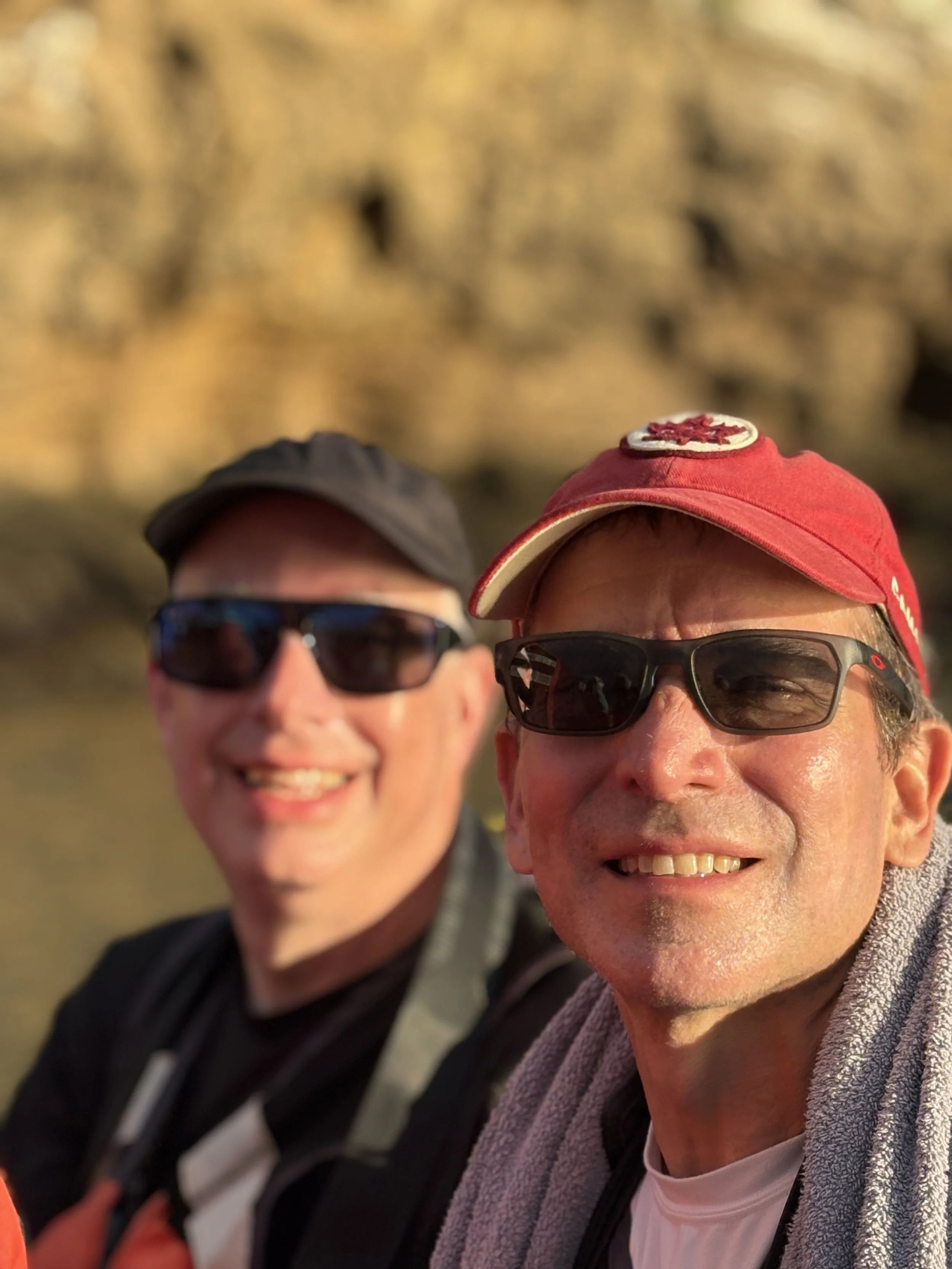  Late afternoon sun on the tender ride back to the ship 