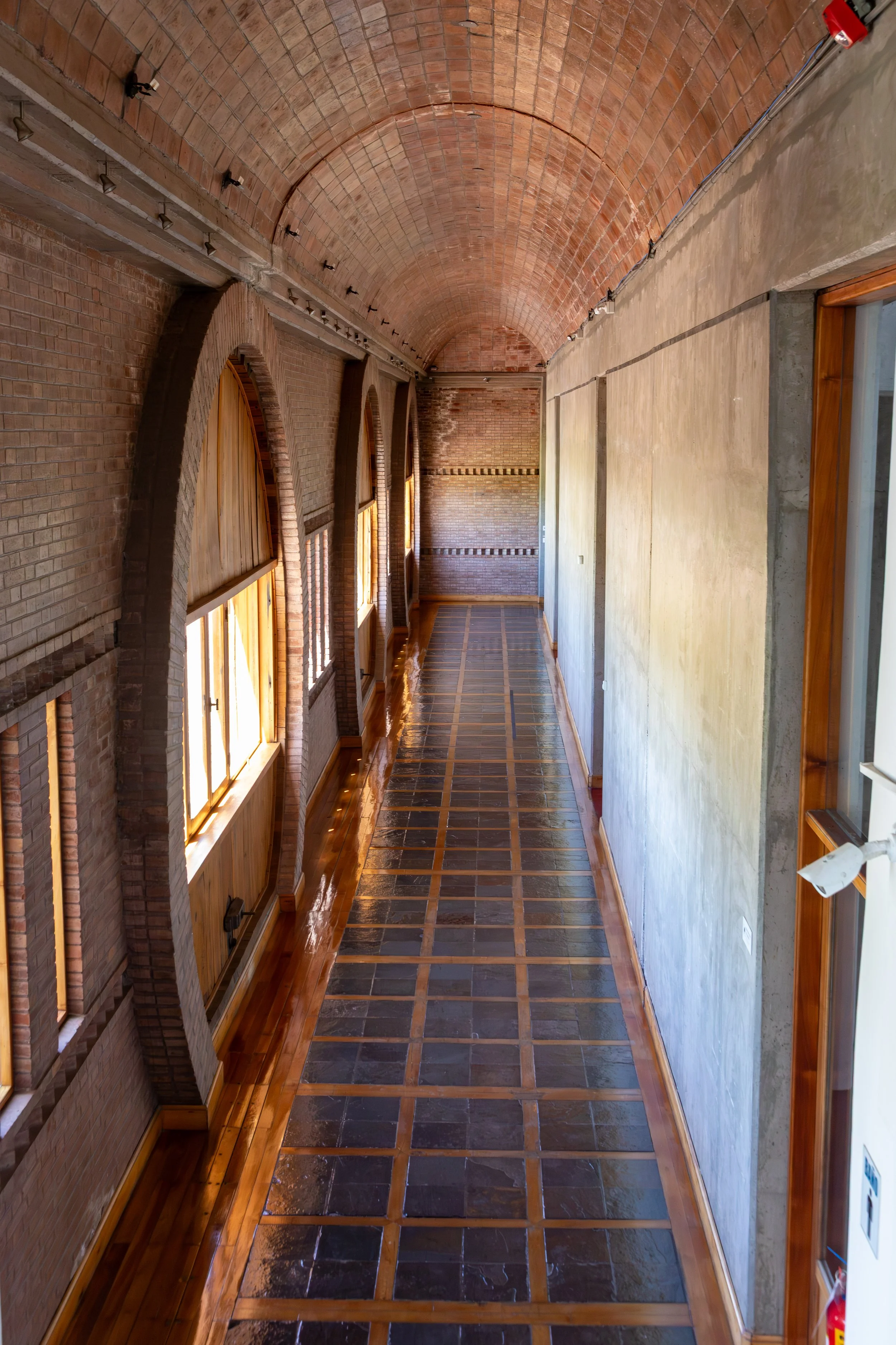  The very high ceilings provide an element of grandeur to the building  