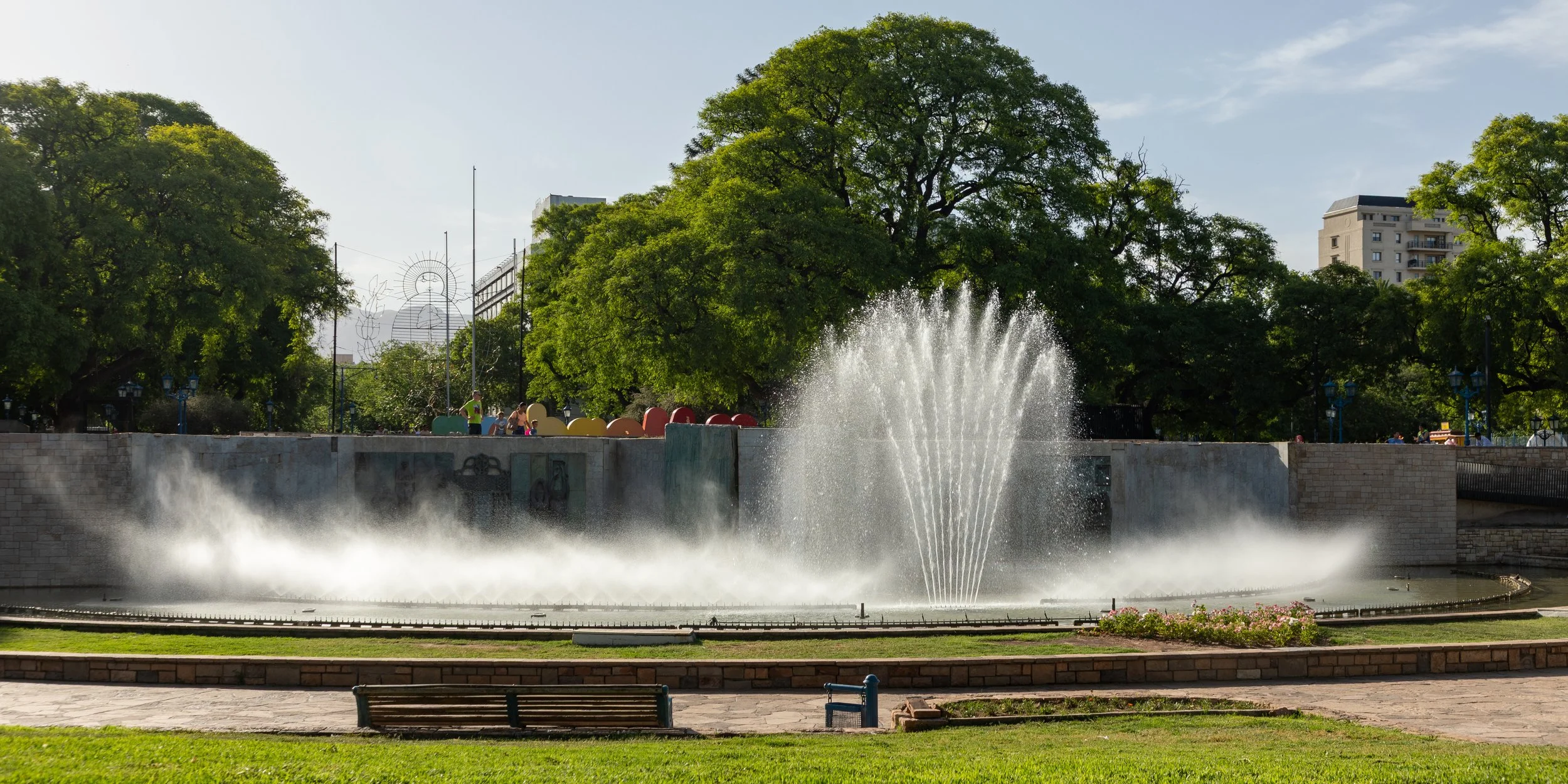  On our previous visit, the fountain wasn’t running; happy to see it in full force 