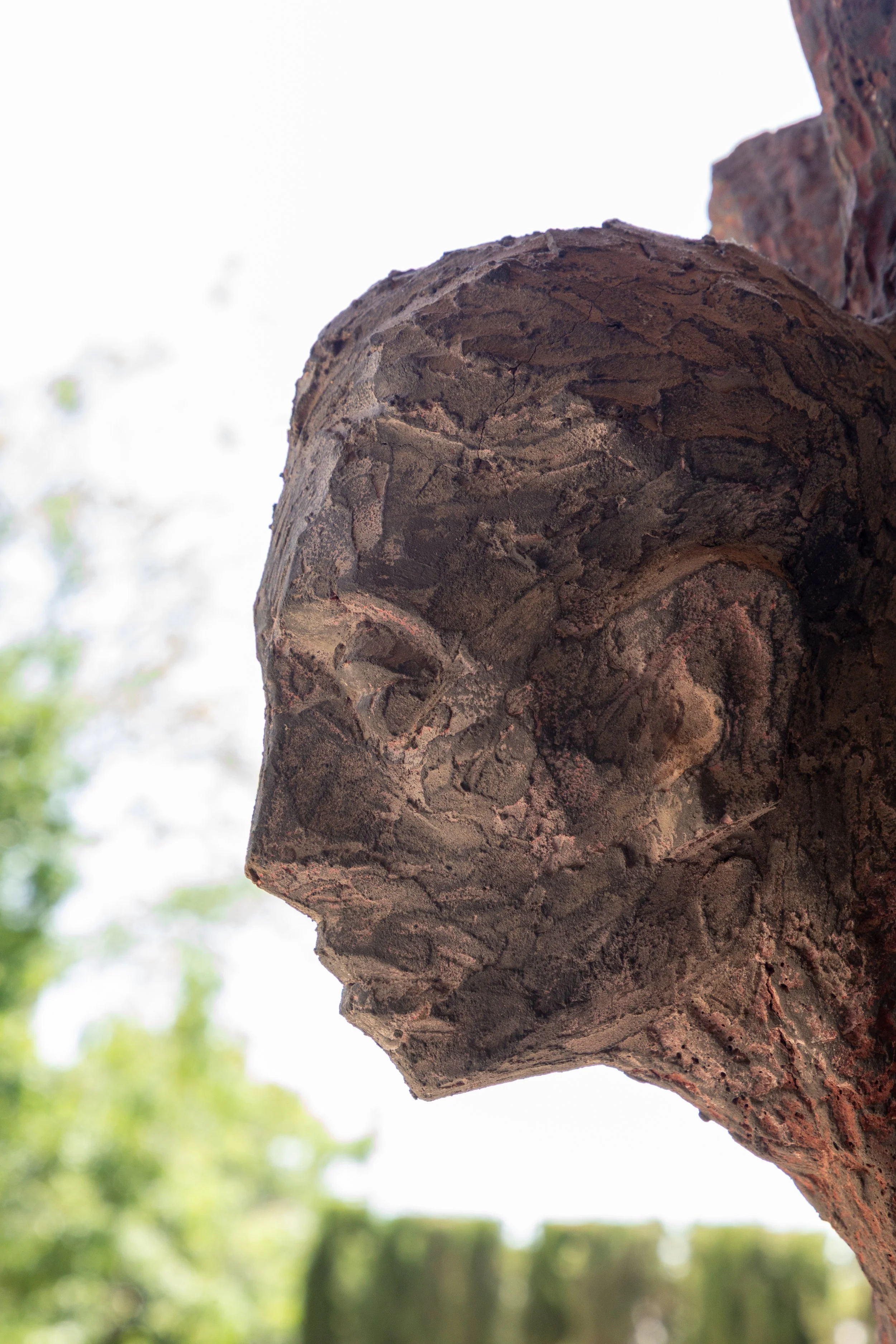  Closeup of one of the sculptures 