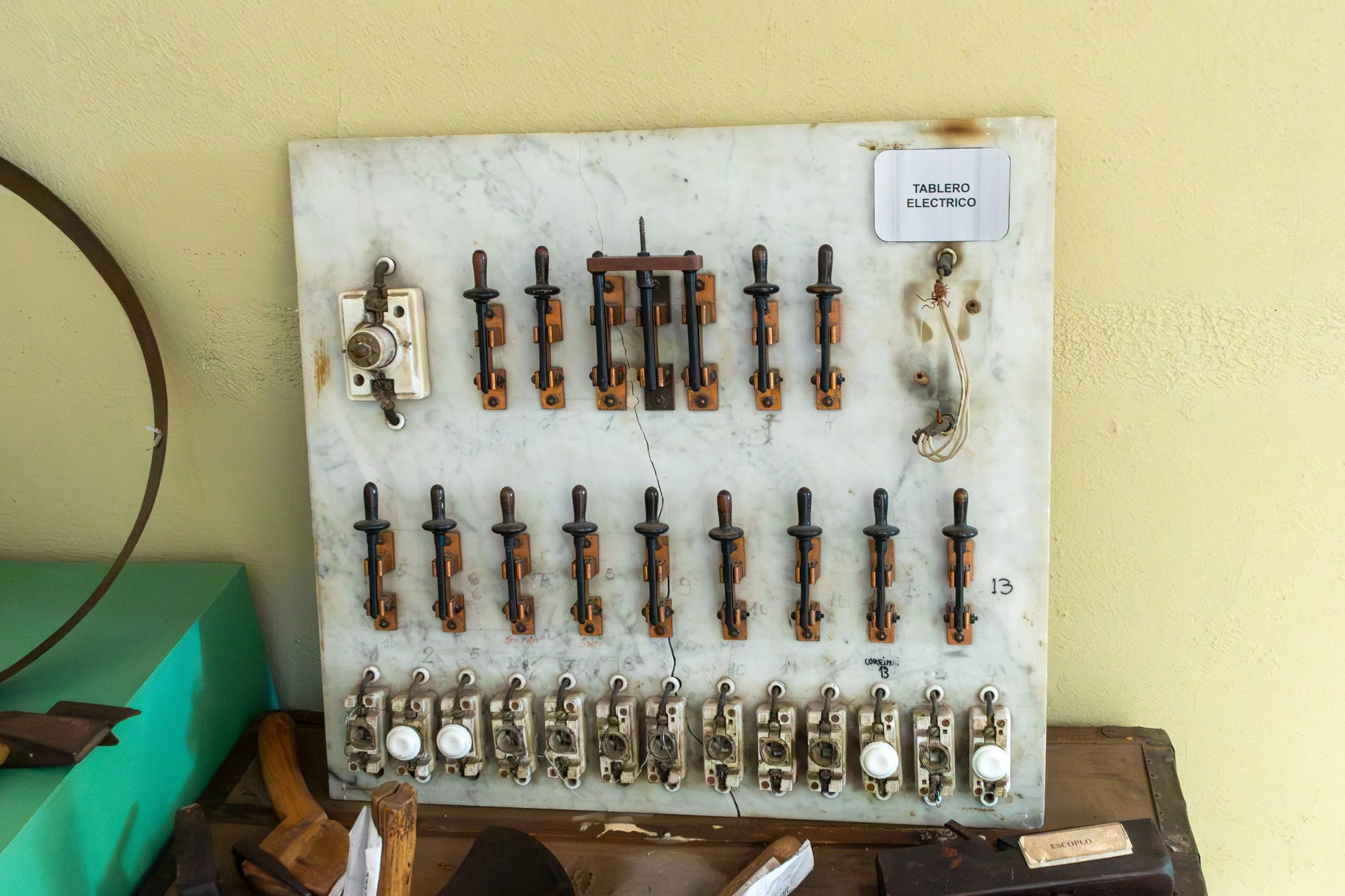  The wine story was interesting, but Tom preferred the historical electrical infrastructure 