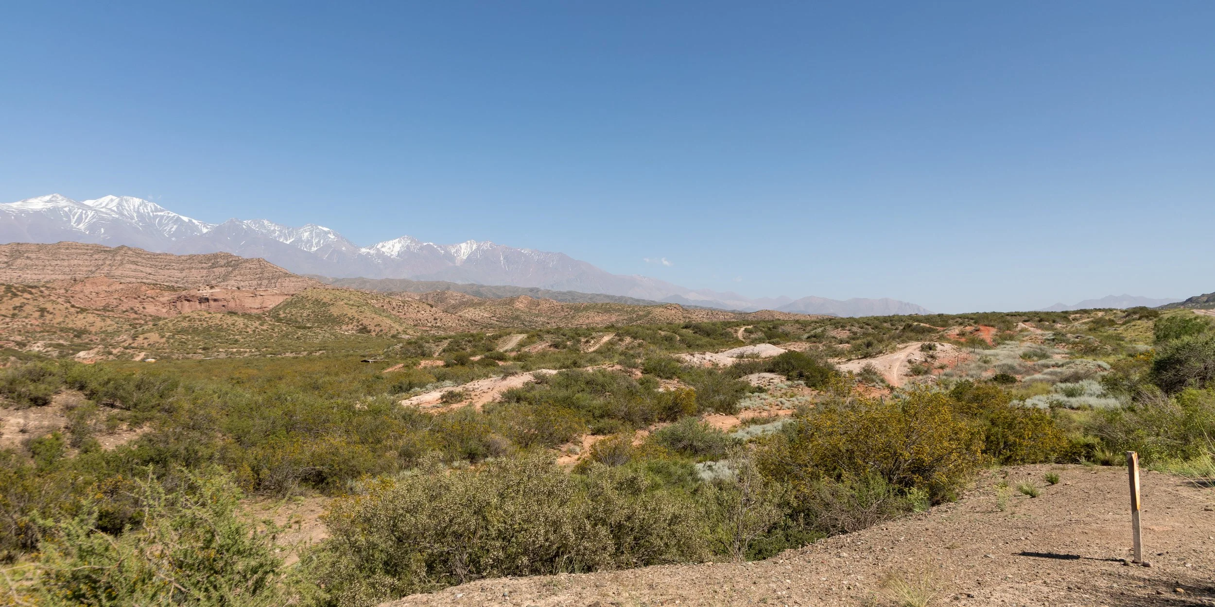  Stopping for a view off Hwy 7 as we head west from Mendoza 
