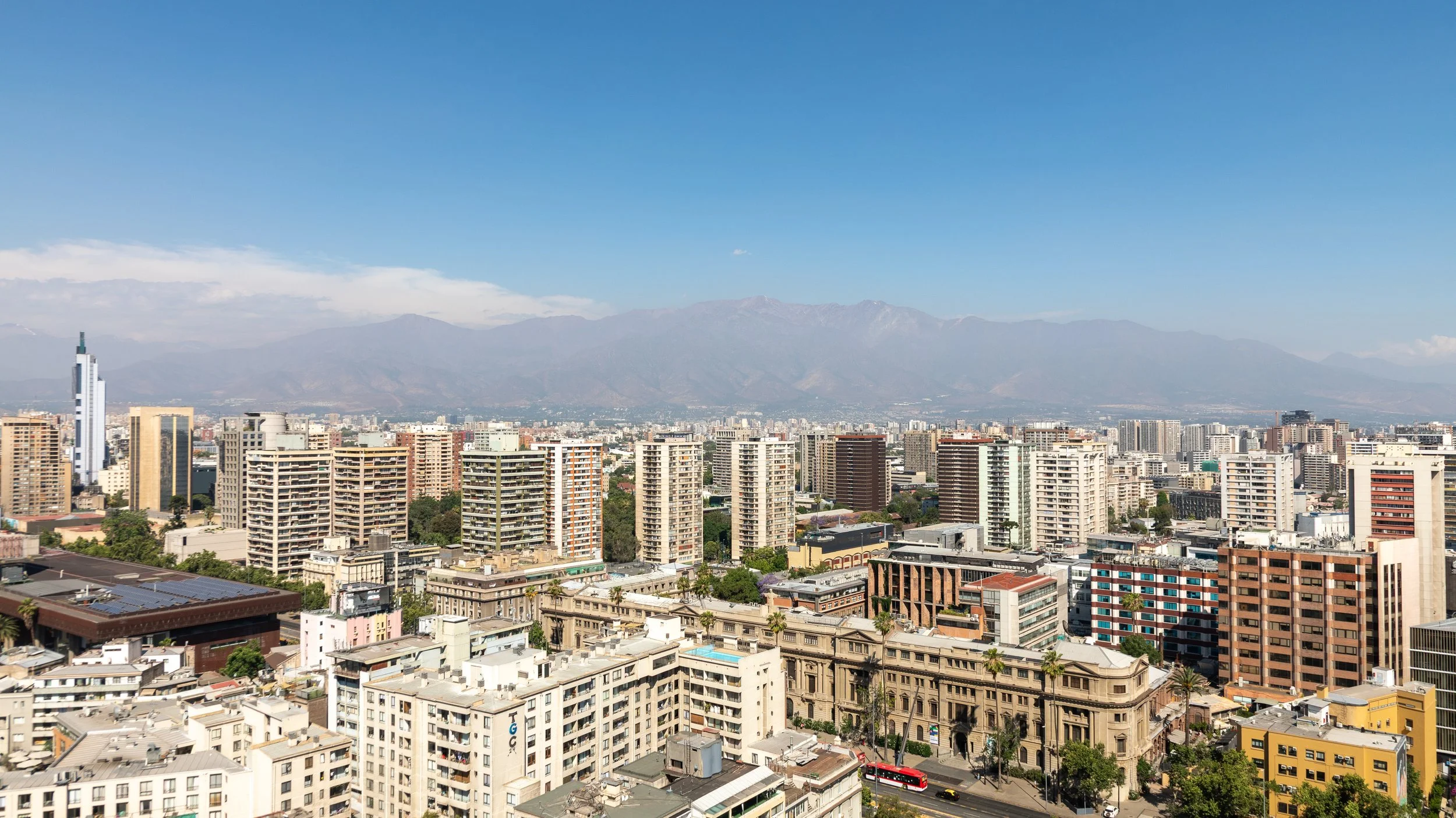  Looking down on the town centre from the hilltop   
