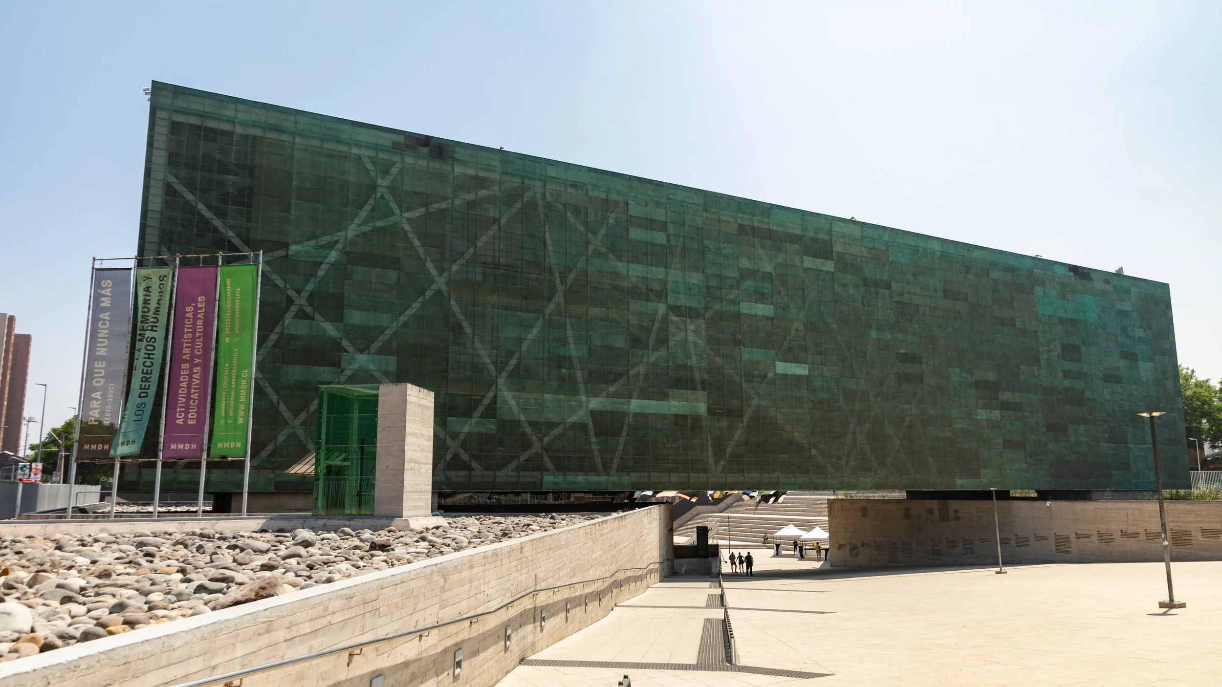  Museum of Memory and Human Rights impressive exterior, unfortunately the main museum was closed for updates during our visit 