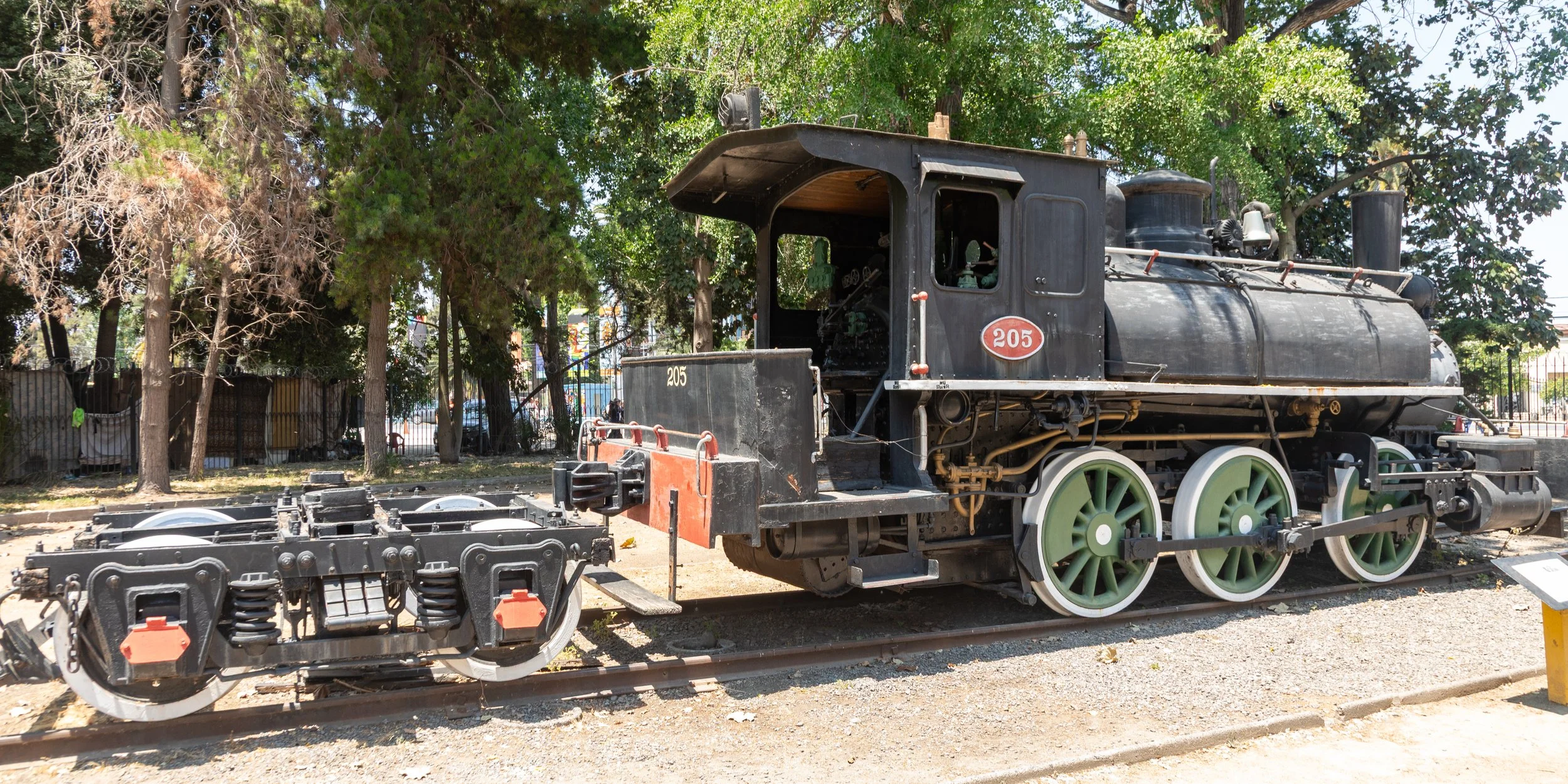  Locomotive 205 was built in the US in 1893, and was used as a yard locomotive for train assembly and shunting in the stations 