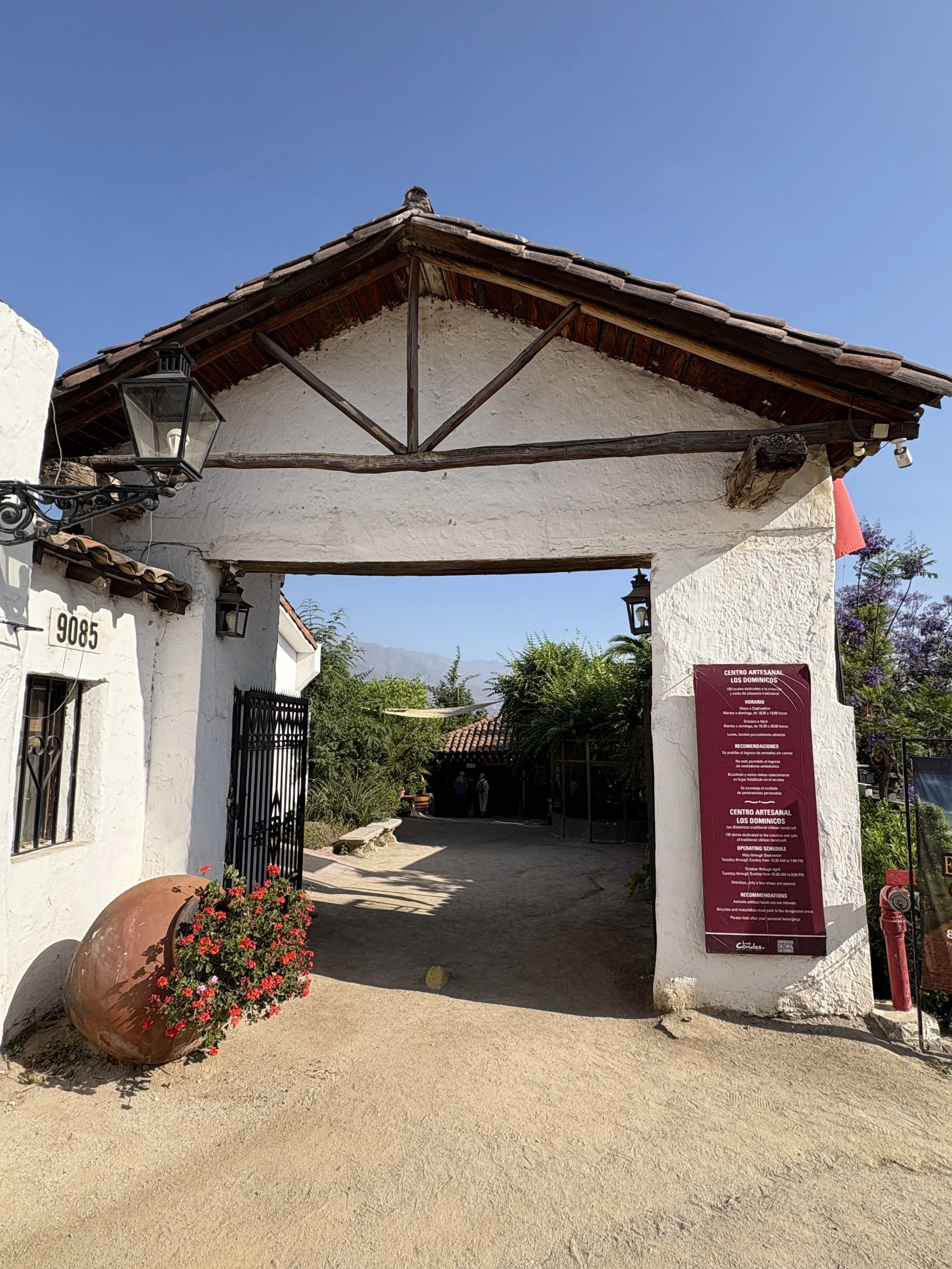  The Centro Artesnal Los Dominicos, a restored market, has a collection of shops 