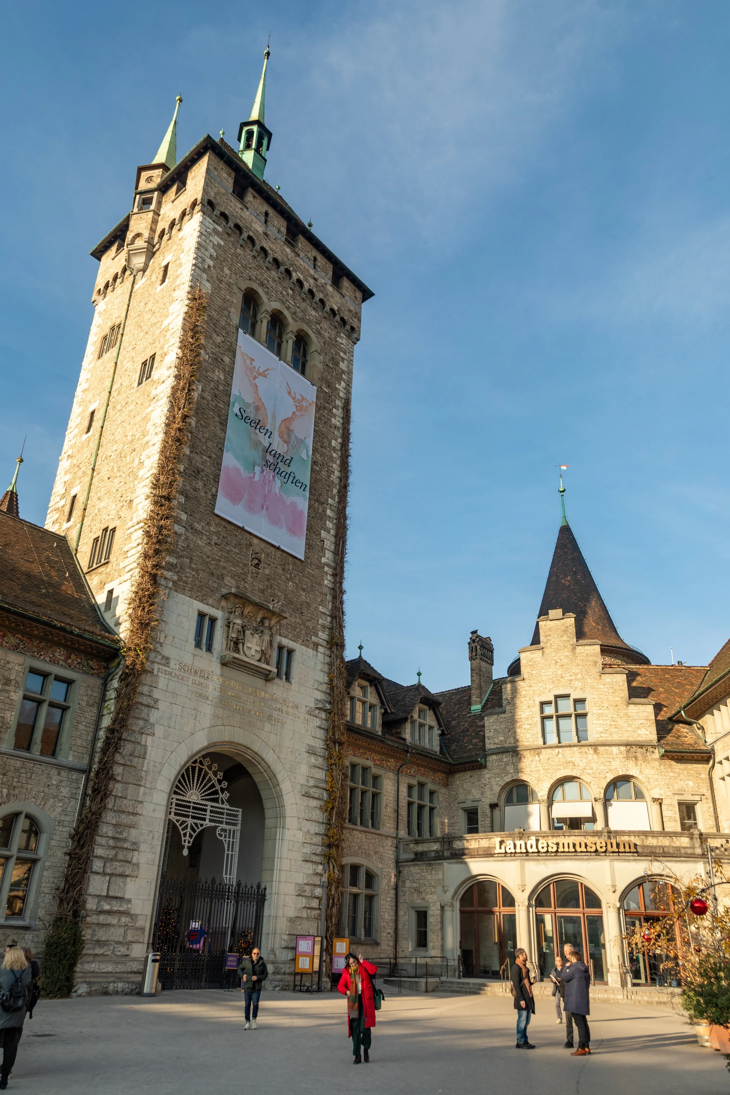  Landesmuseum, the Swiss National Museum, built in 1898 in the style of a French Château 