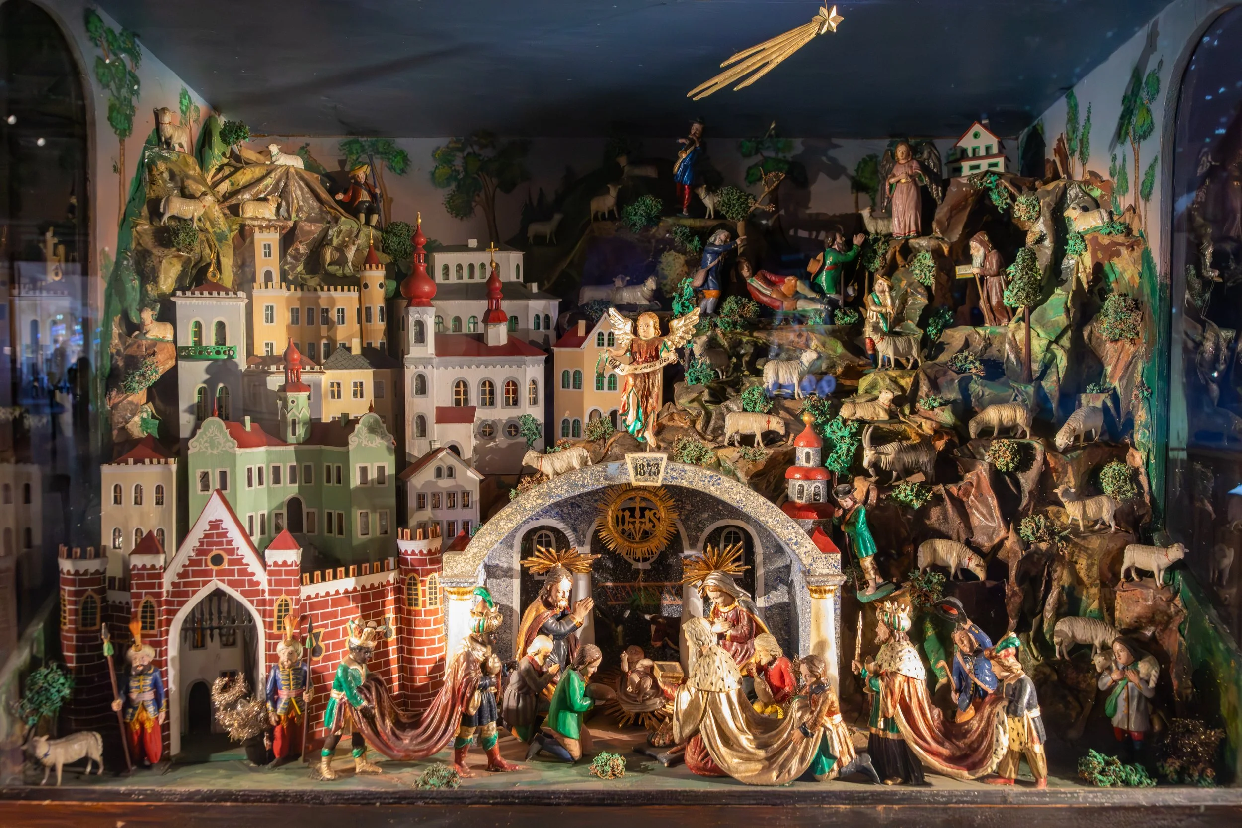  One of a number of Nativity scenes in the museum 