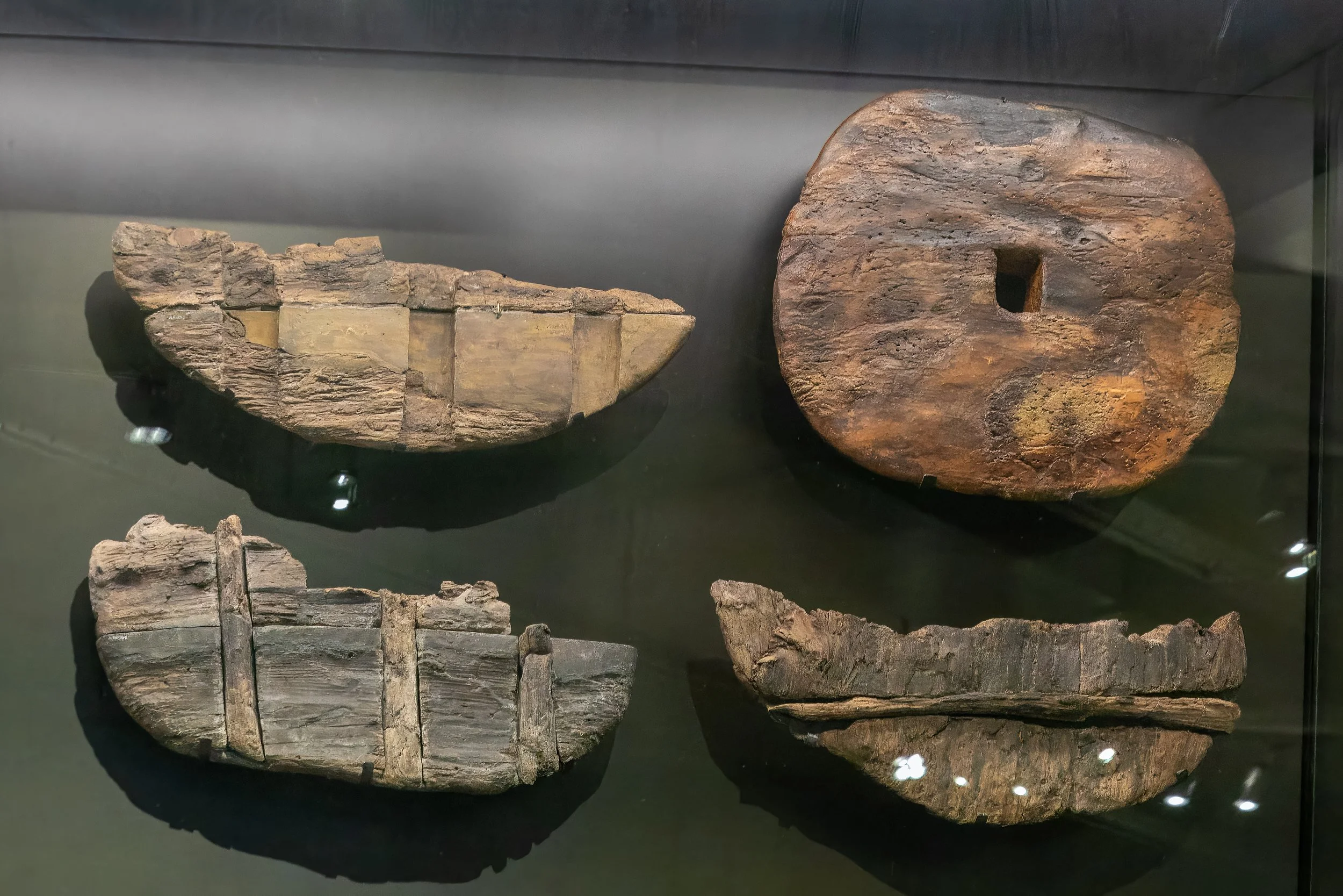  Remains of late Neolithic (3,200BC) wheels discovered on the shores of Lake Zurich; some of the oldest in Europe 