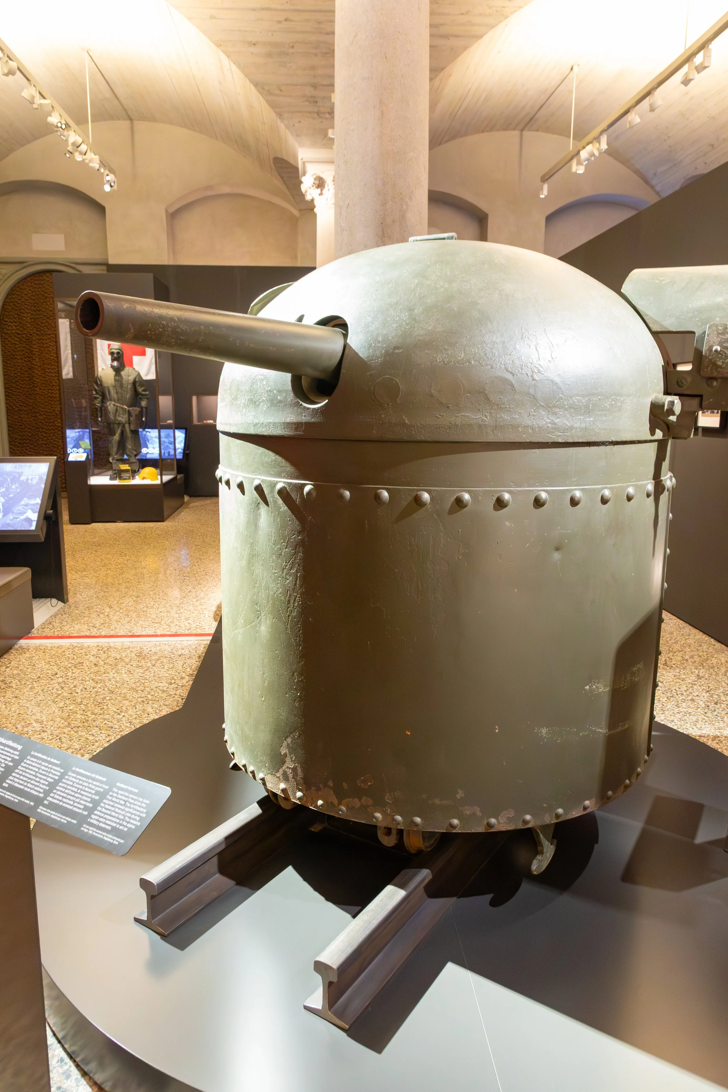  WWI-era rapid-fire cannon guarded Switzerland’s Gotthard Pass, part of the fortification that allowed Switzerland to maintain its independence 