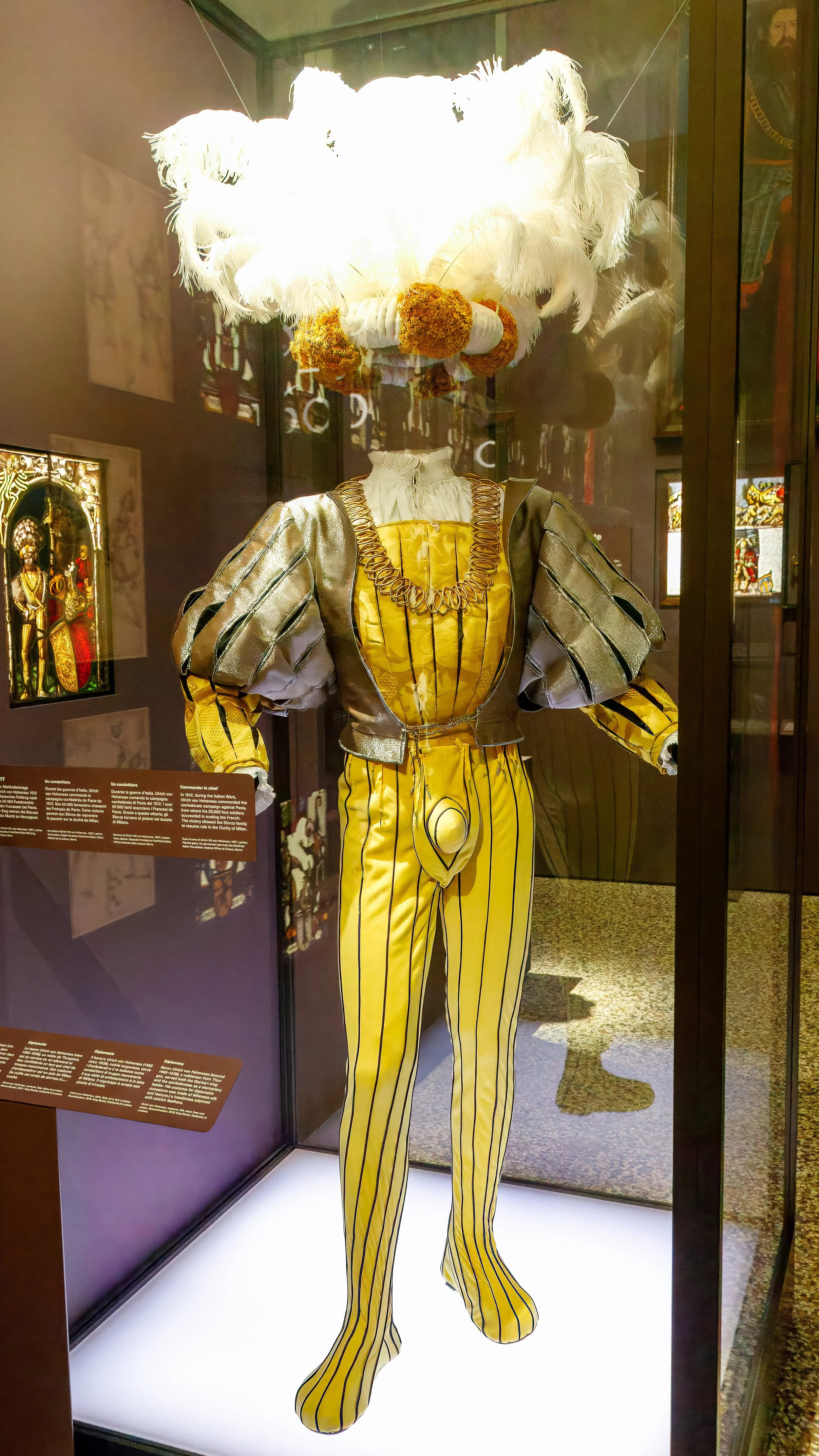  Colourful costume of mercenary leader Ulrigh VII von Sax 