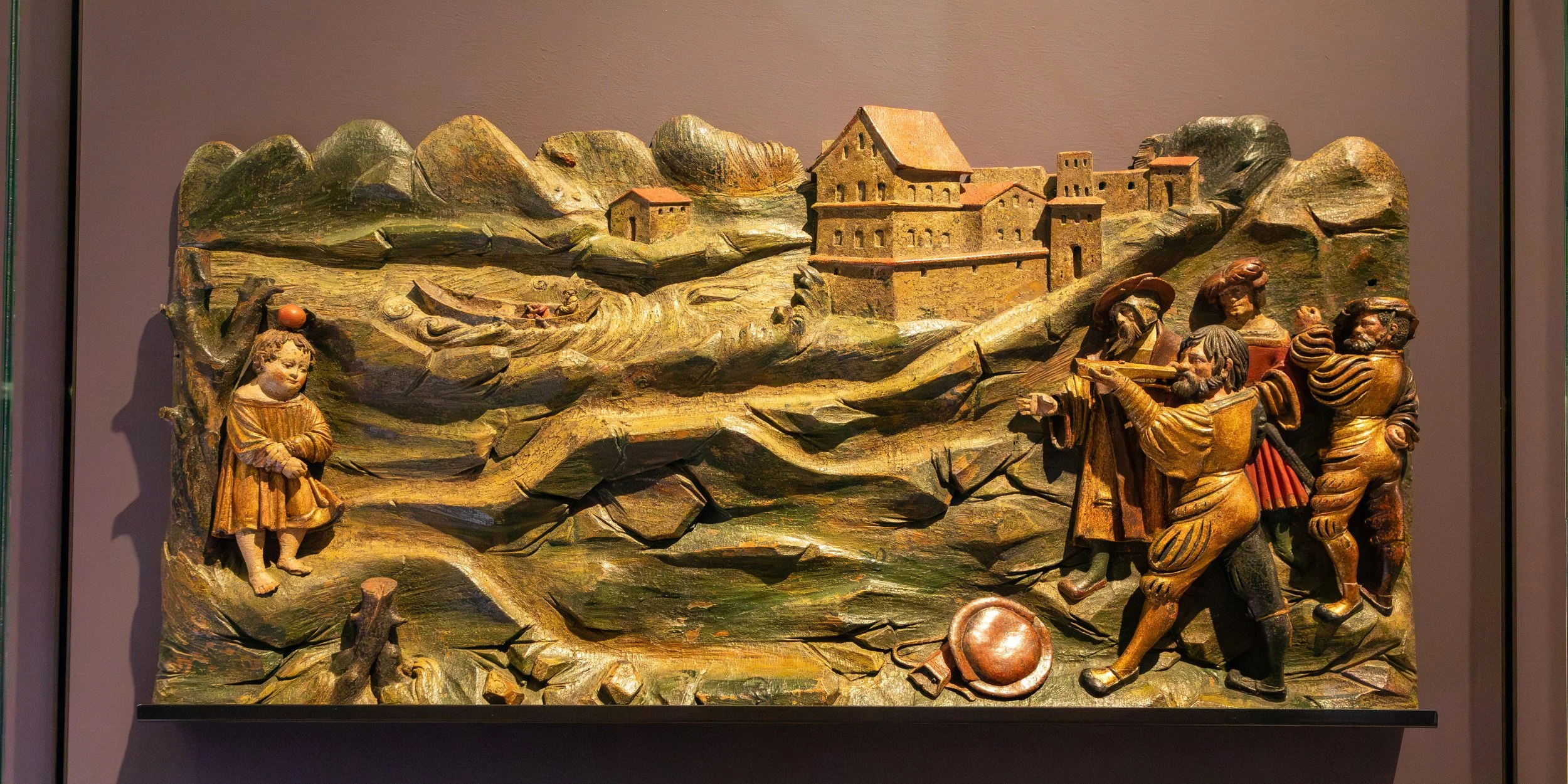  Sixteenth-century relief of William Tell’s apple shot.  Tell was a Swiss folk hero who stood up to foreign rule and is considered a father of Swiss confederation 