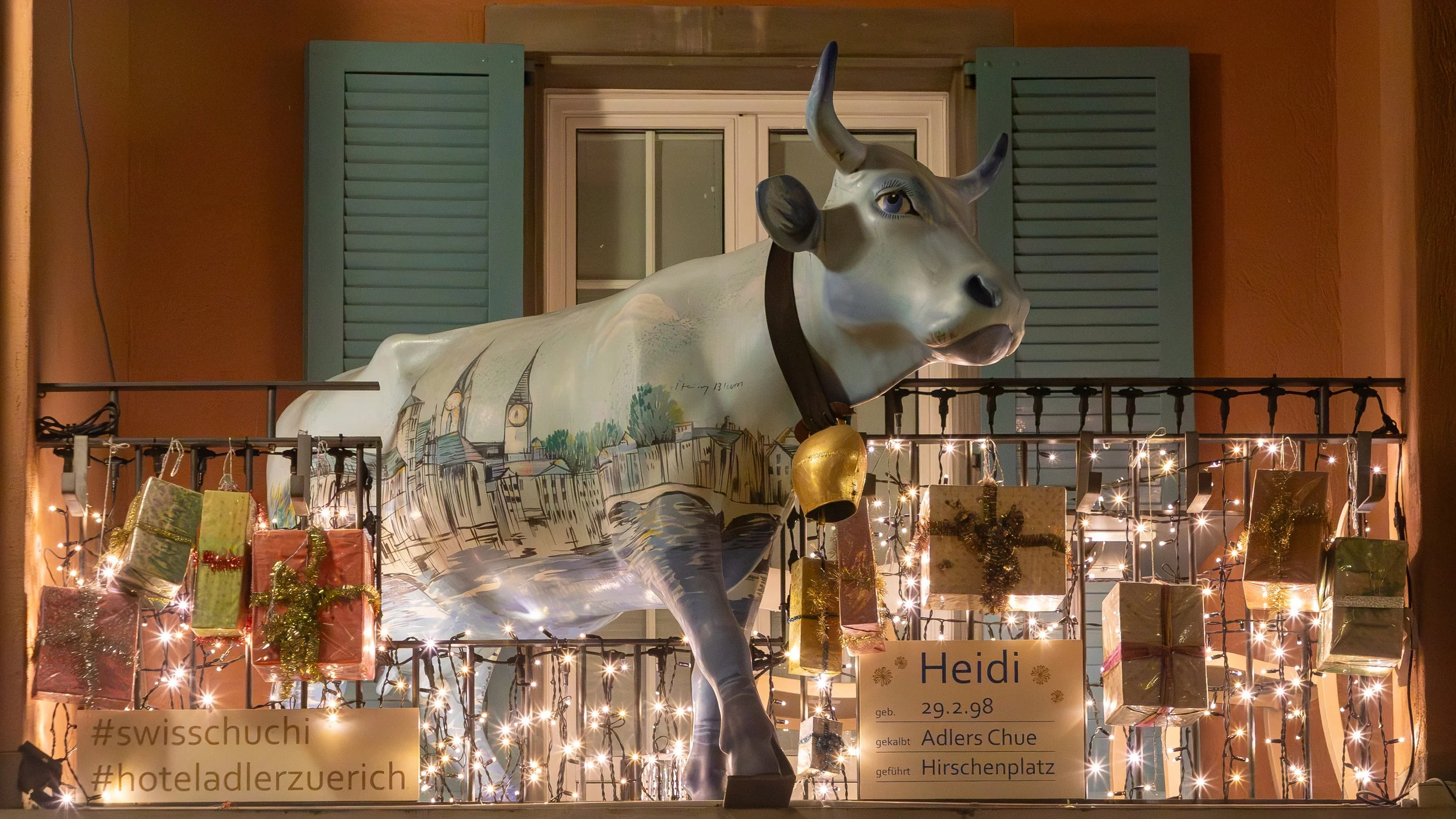  The Swiss love their Heidi and cow themes 