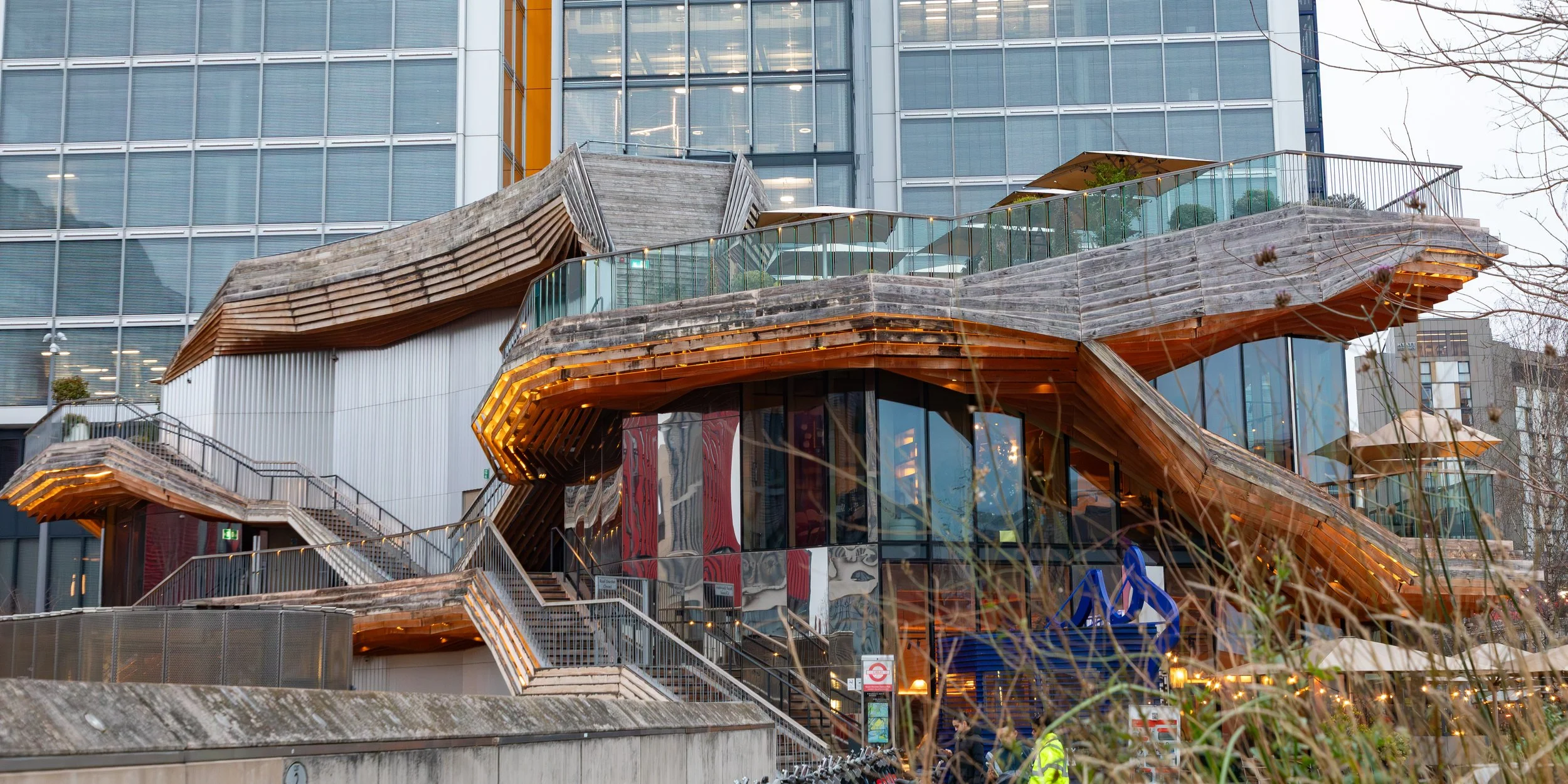 Modern exterior of Gordon Ramsey Bread Street Kitchen Restaurant 
