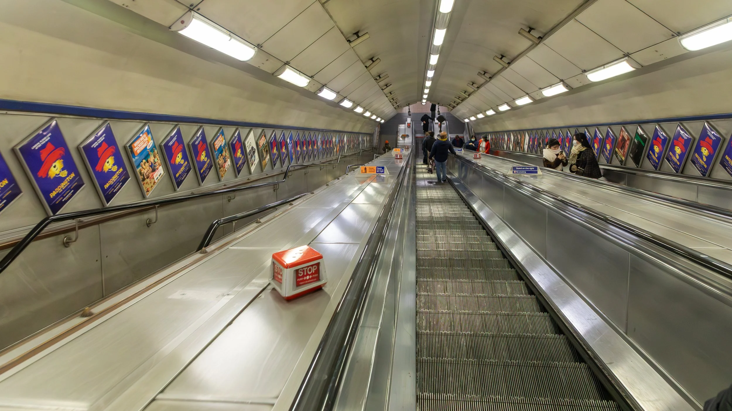  Making our way deep into the Tube and back to our hotel in Stratford 
