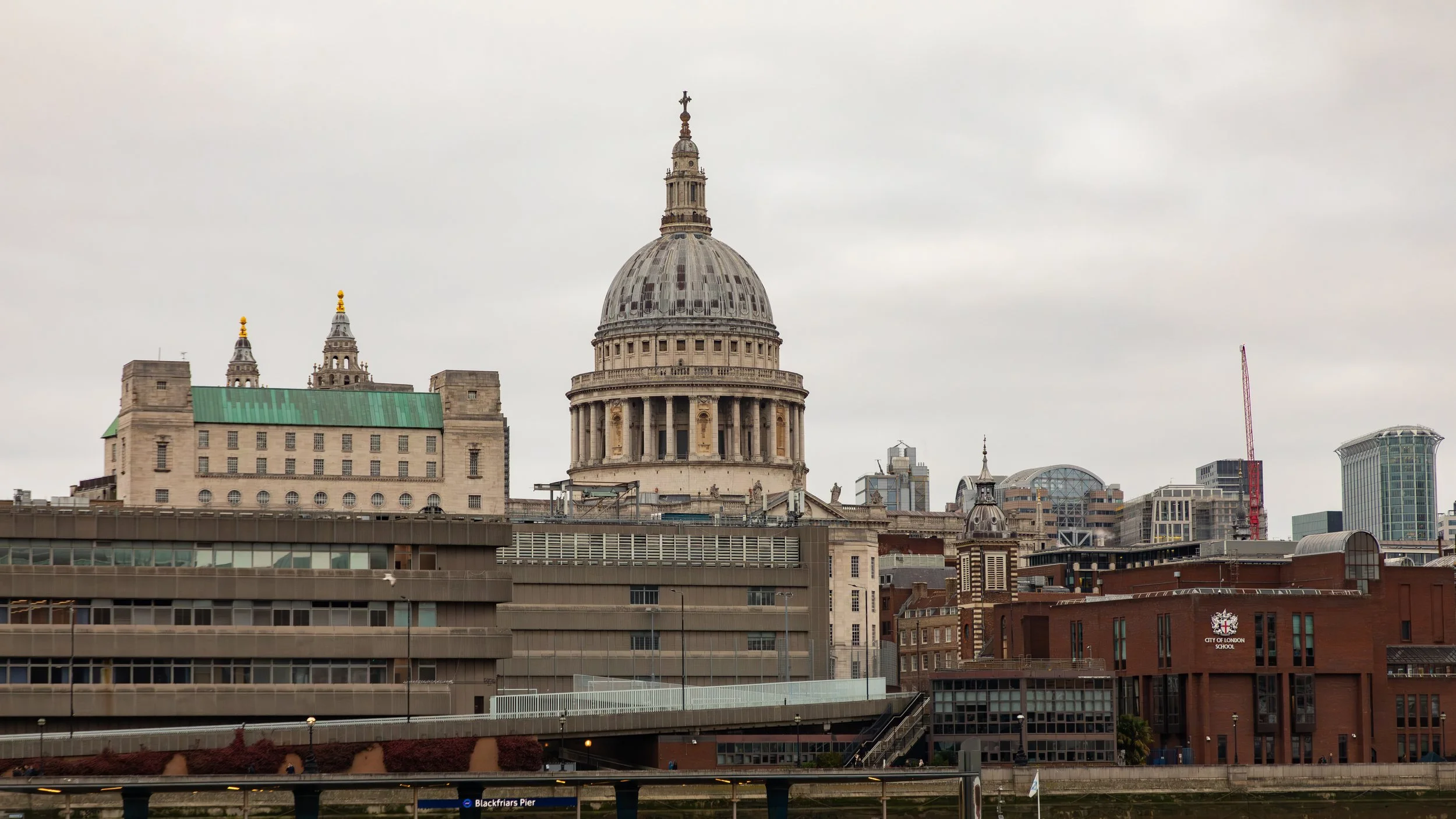  Looking across the Thames to St Paul’s  