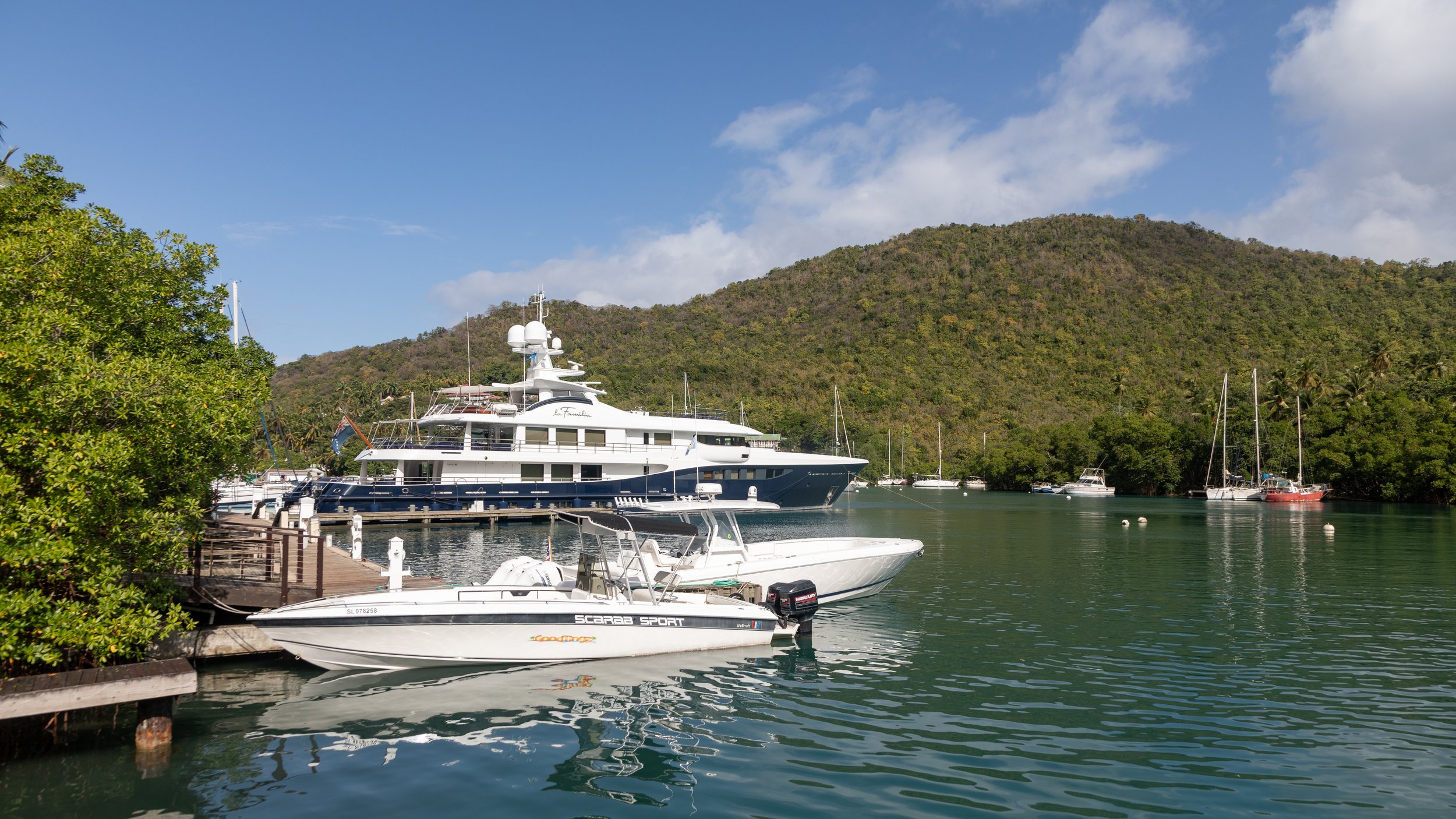 The harbour was available for anyone to moor and had an impressive variety of vessels 