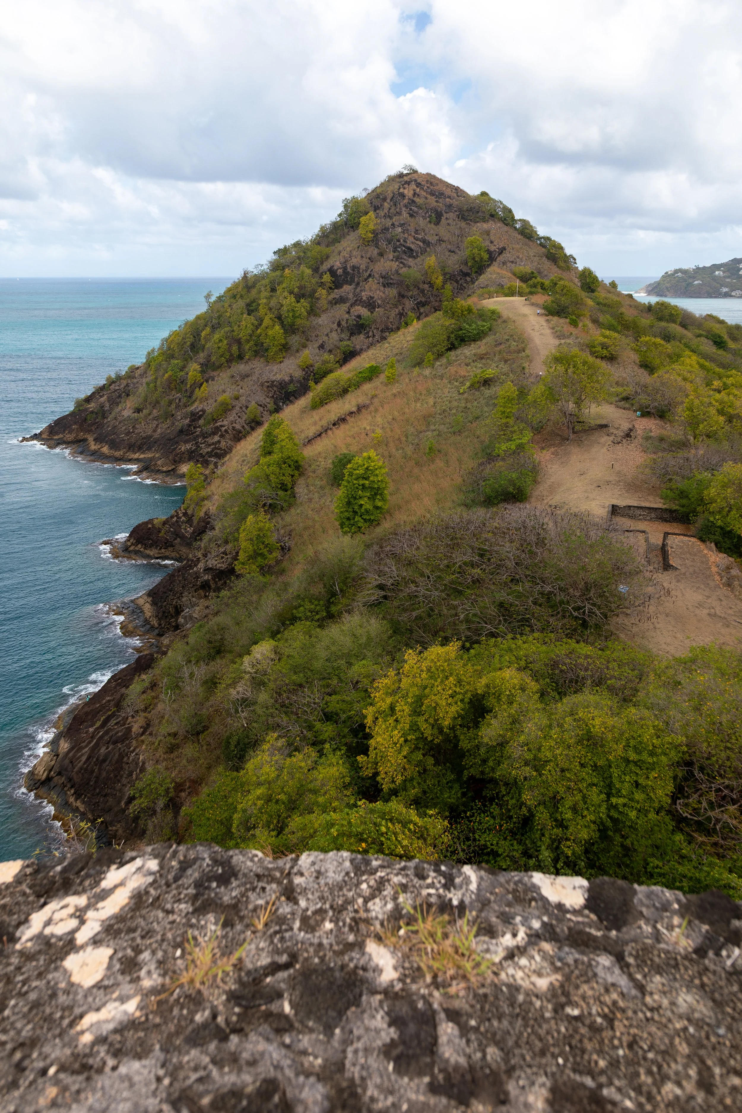  From the fort looking north towards Signal Hill 