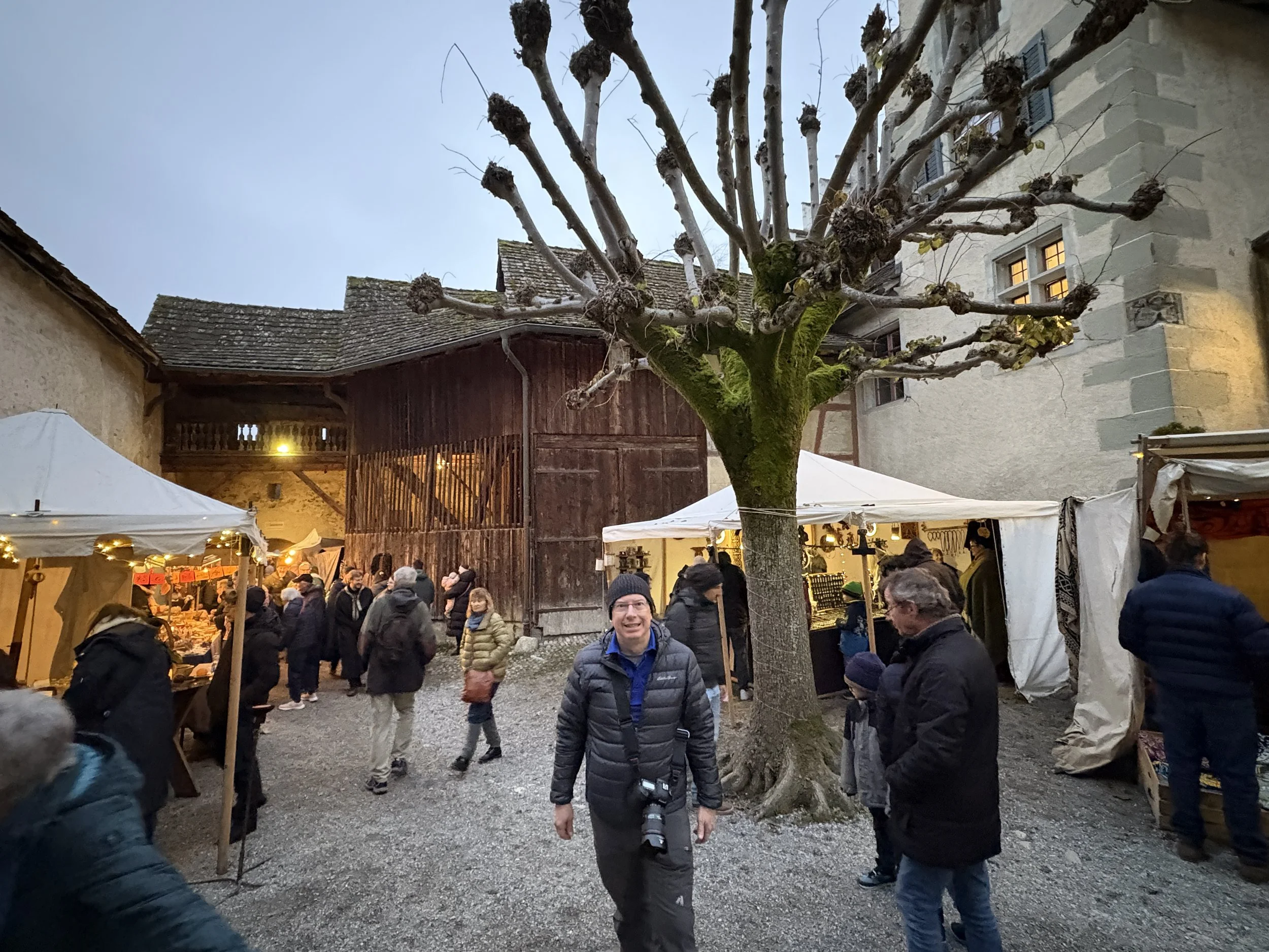  Interior courtyard at St. George’s Abbey  