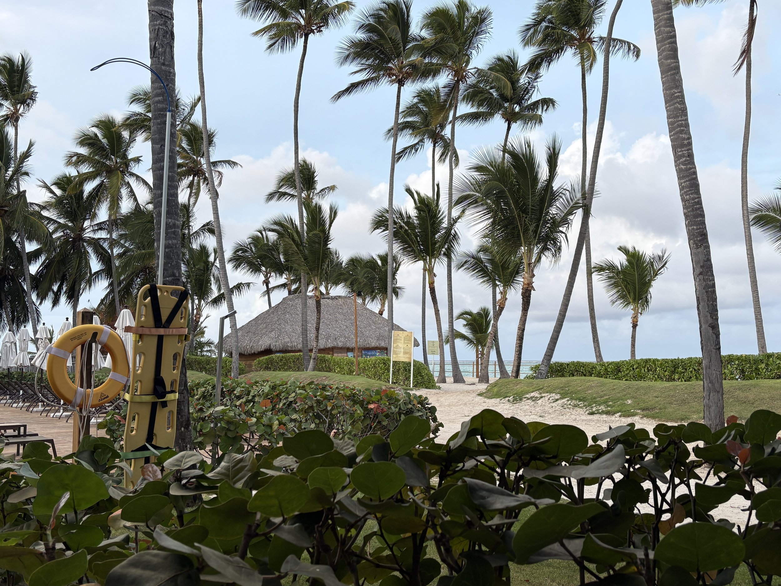  Although we had very warm weather, it was quite windy 