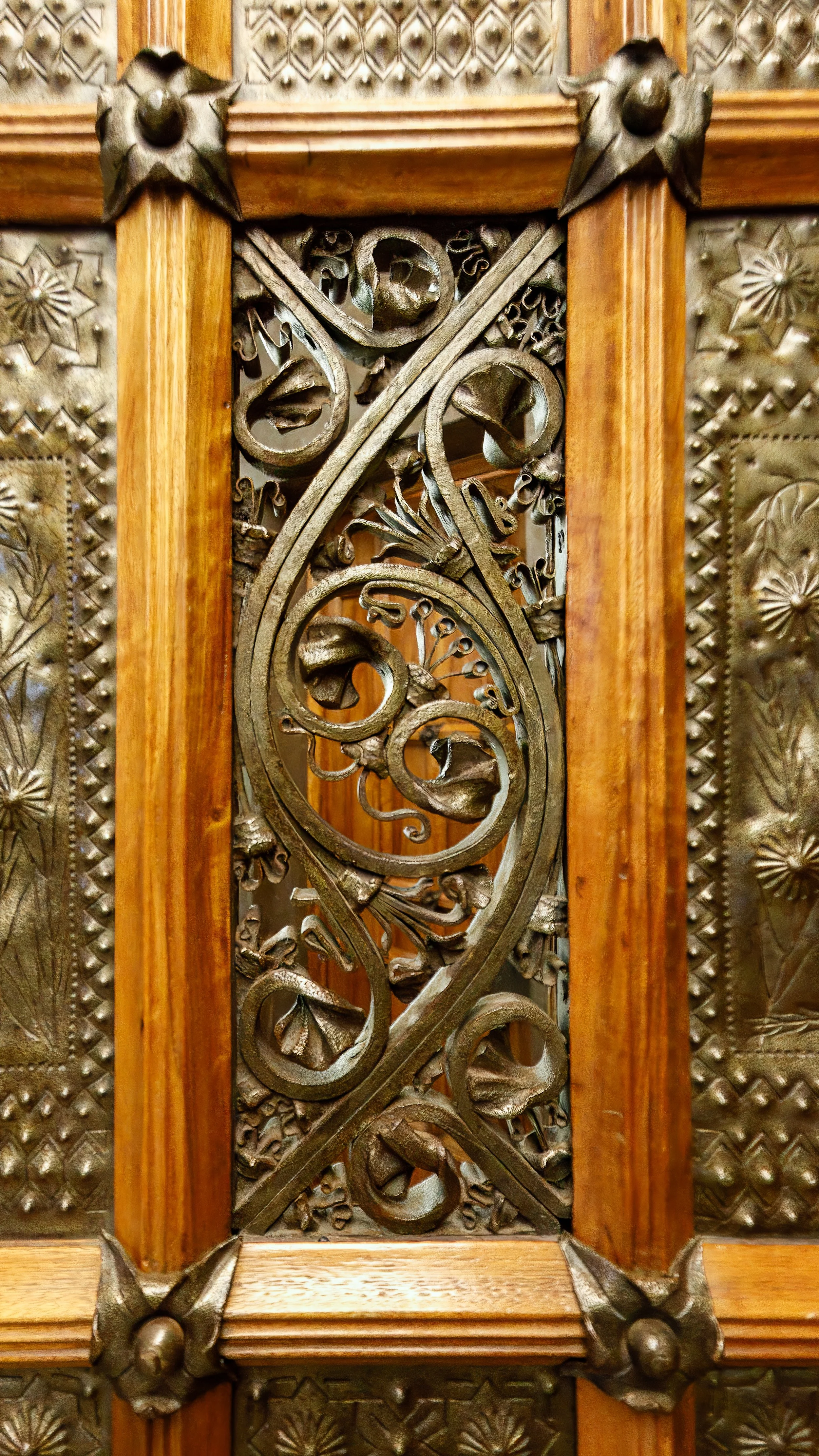  Intricately decorated door 