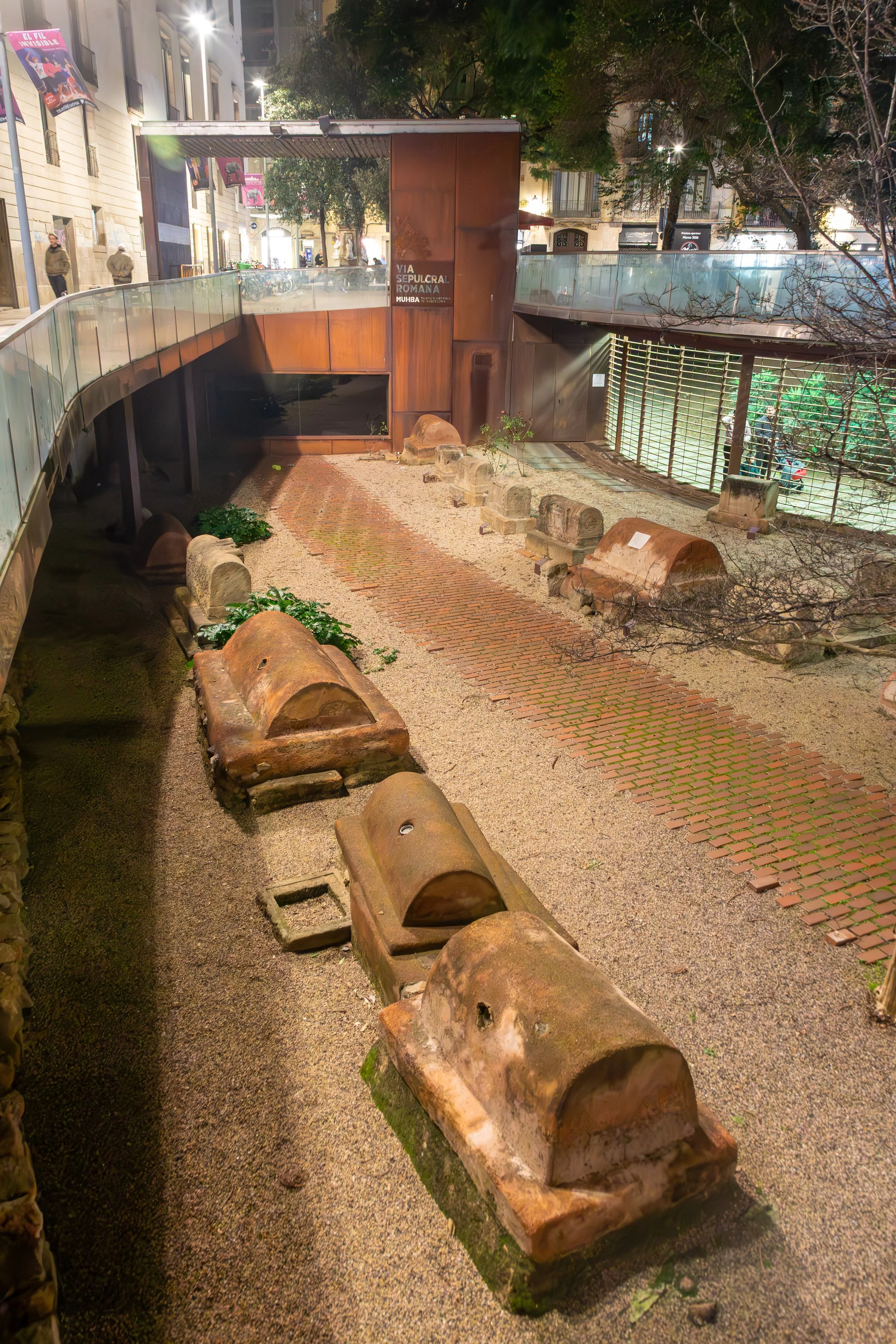  Slightly off the Rambla, we found ruins of a Roman necropolis from 10BC, when the city was known as Barcino 