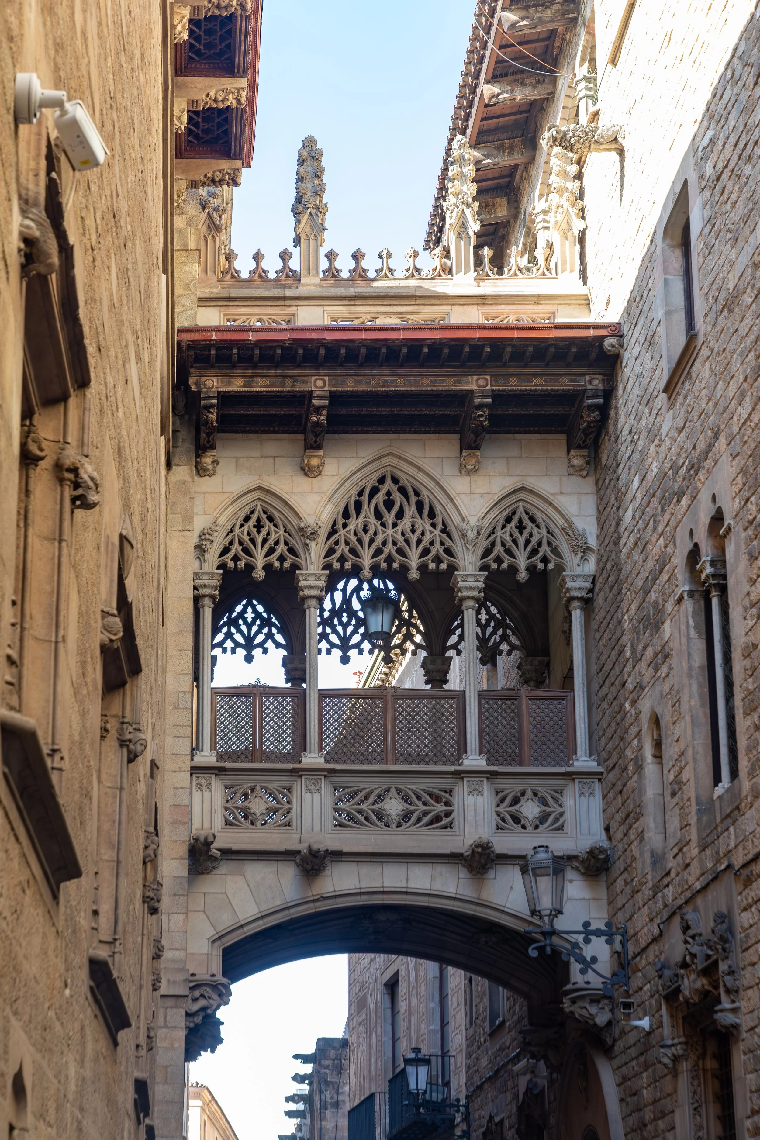  Carrer del Bisbe Bridge connects Catalan Government building to the president’s ceremonial residence 