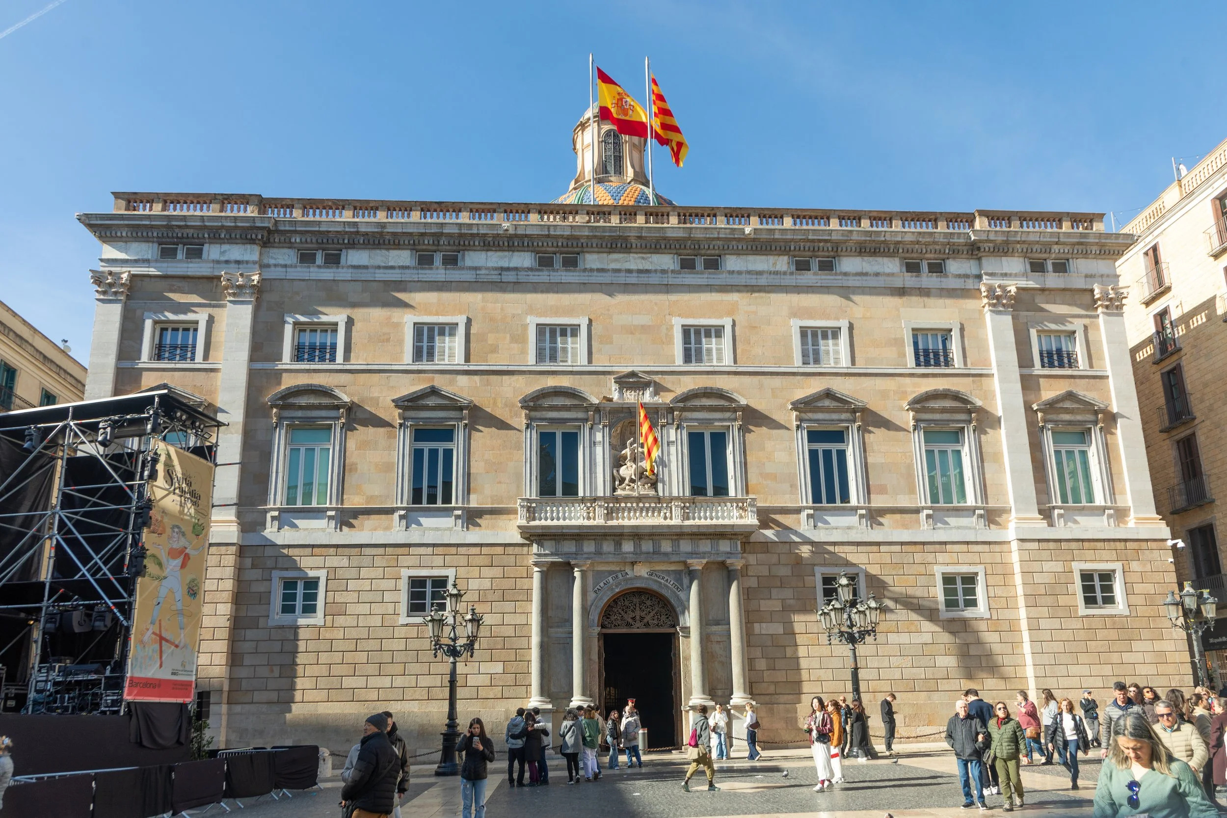  Palau de la Generalitat de Catalunya serves as the seat of the Presidency of the Generalitat de Catalunya 