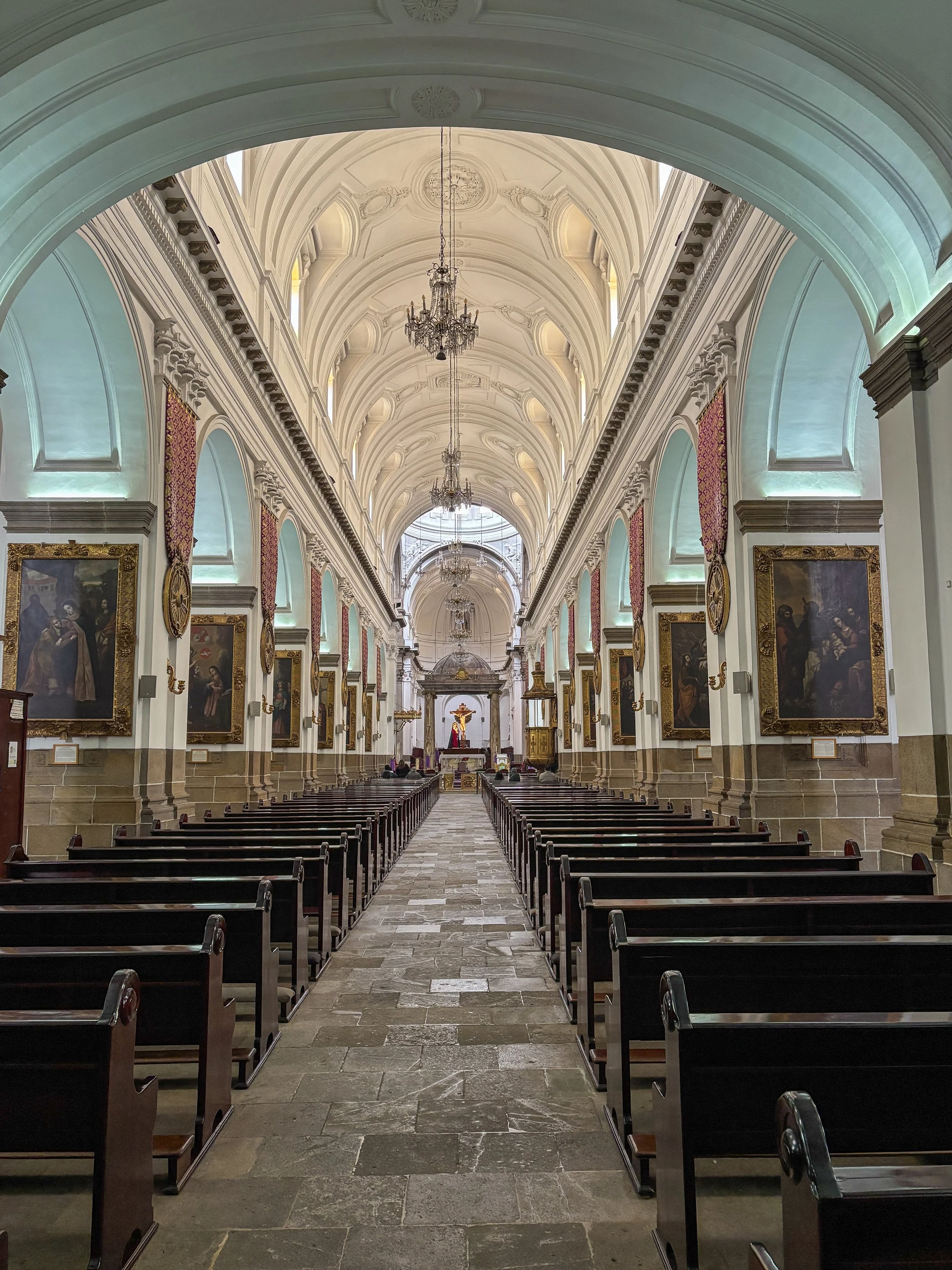  Cathedral interior, fully restored after the 1976 earthquake damage that affected this and much of the central city 