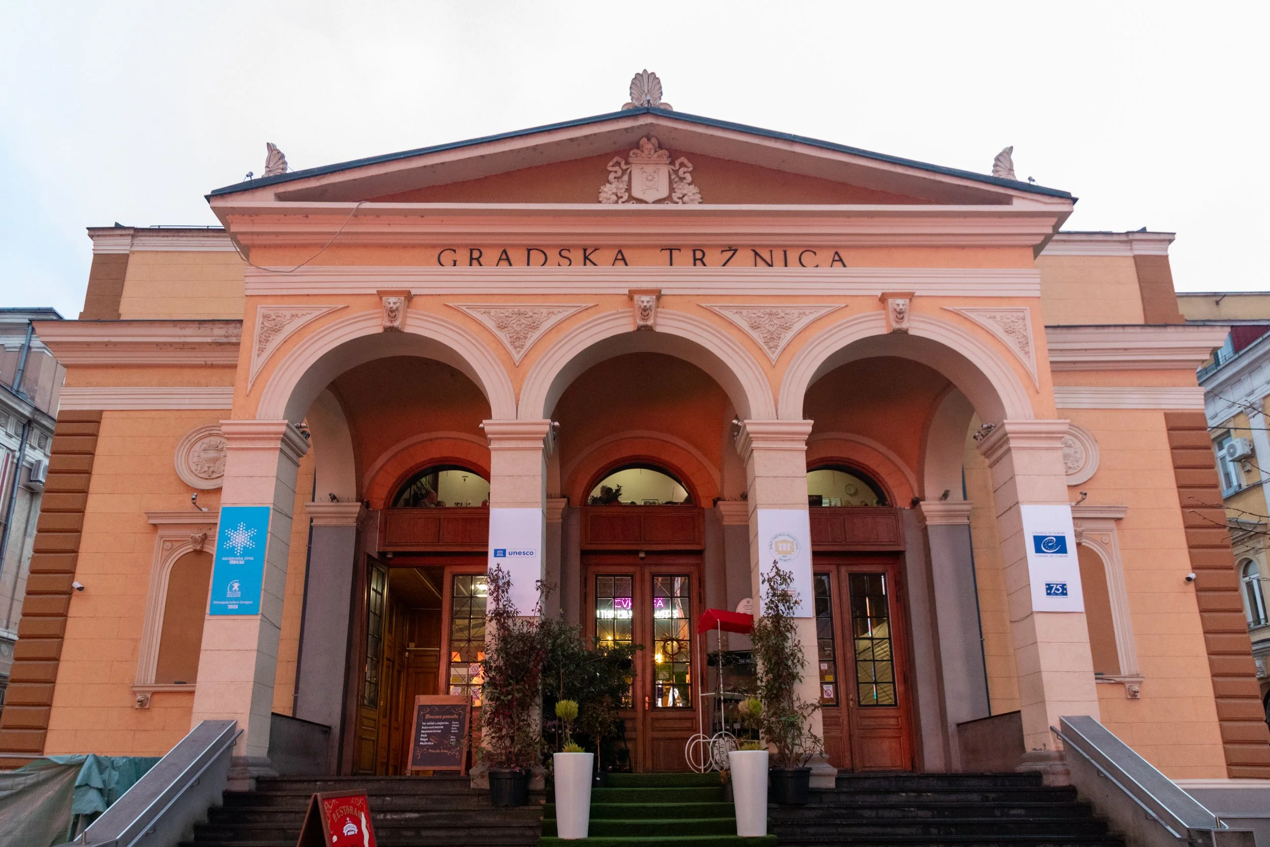  Gradska Tržnica (City Market), completed in 1894 in a Neo-Renaissance style 