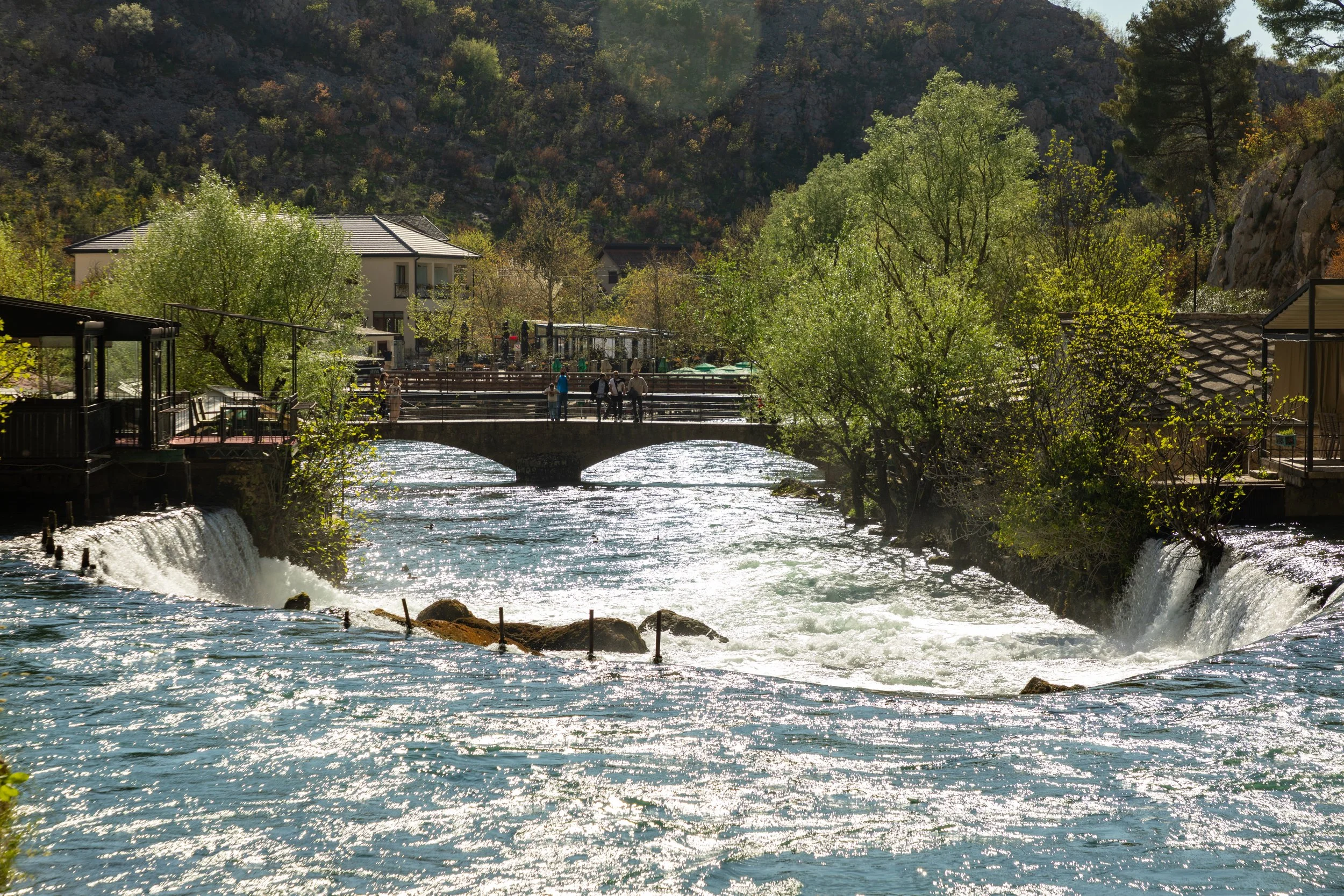  Buna River flowing away from the monastery 