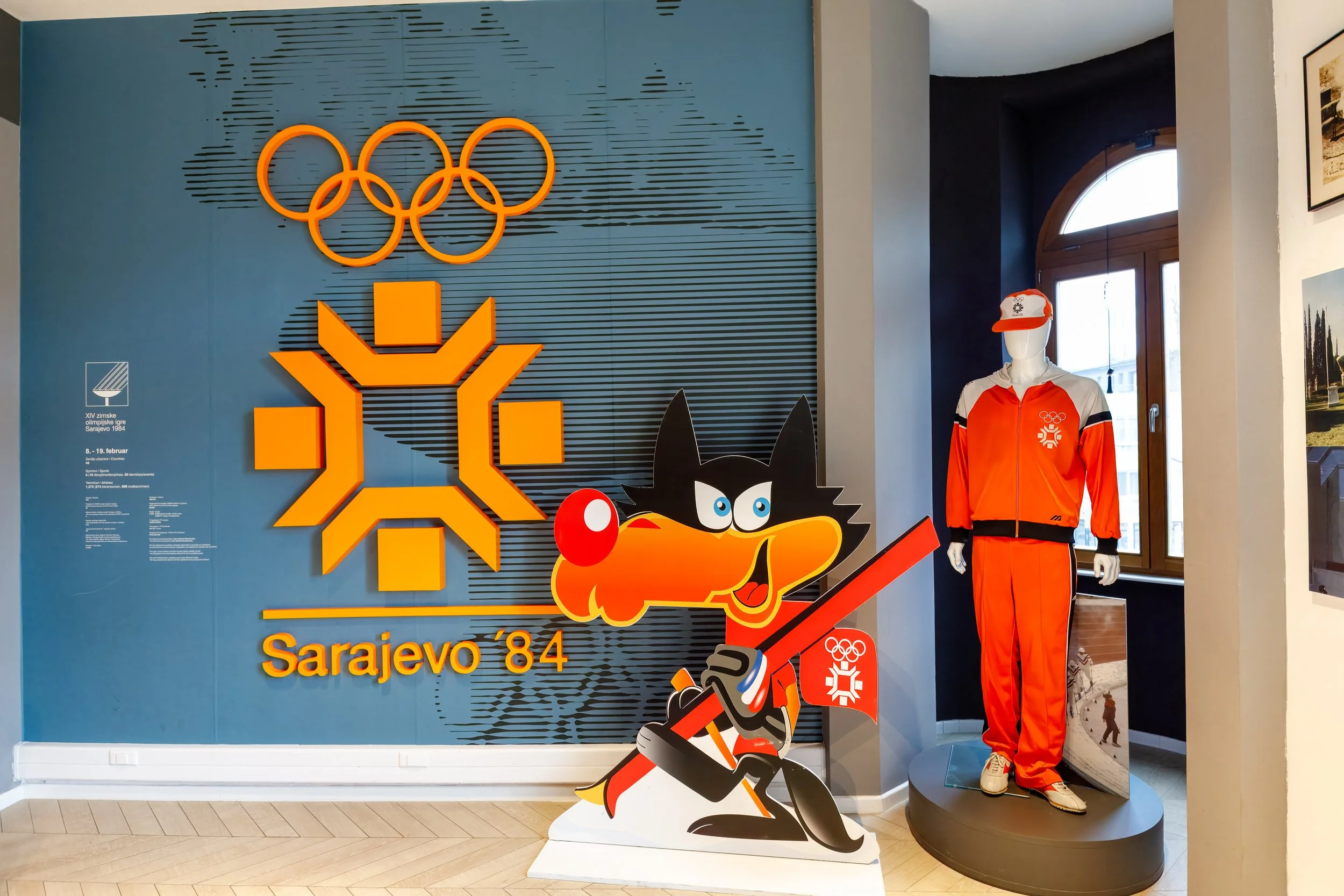  The 1984 games mascot, Vučko, has remained an unofficial symbol of the city, a reminder of the happier times before the Olympic sites became the backdrop to war and siege 