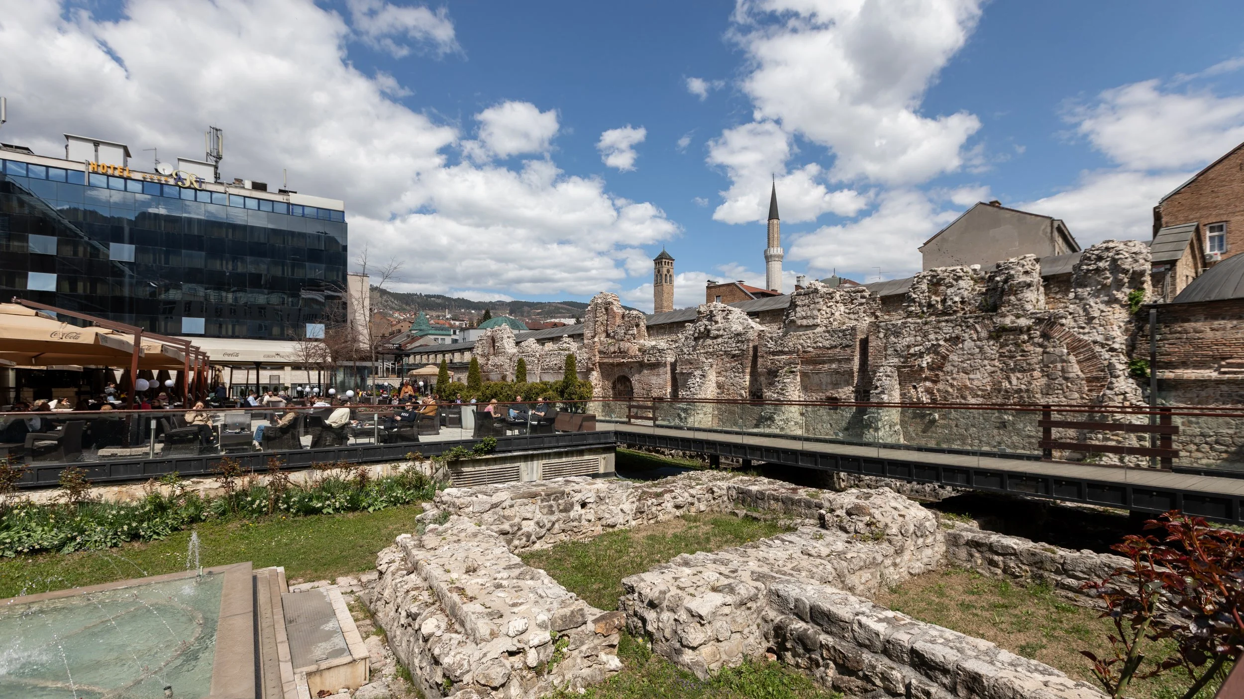  Tašlihan ruins, a 16th-century Ottoman caravanserai, which served as a trading hub and inn for merchants and their pack animals 